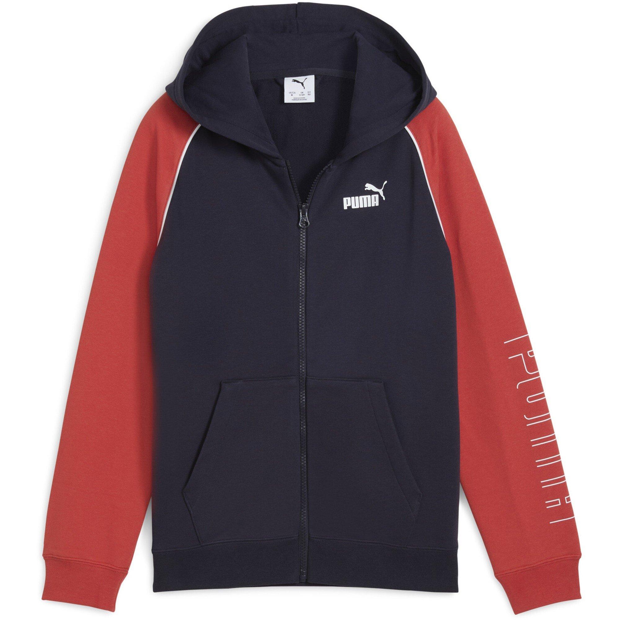 Puma  Kids ' Zip Hoodie - Navy Puma Navy - 9-10 (M)