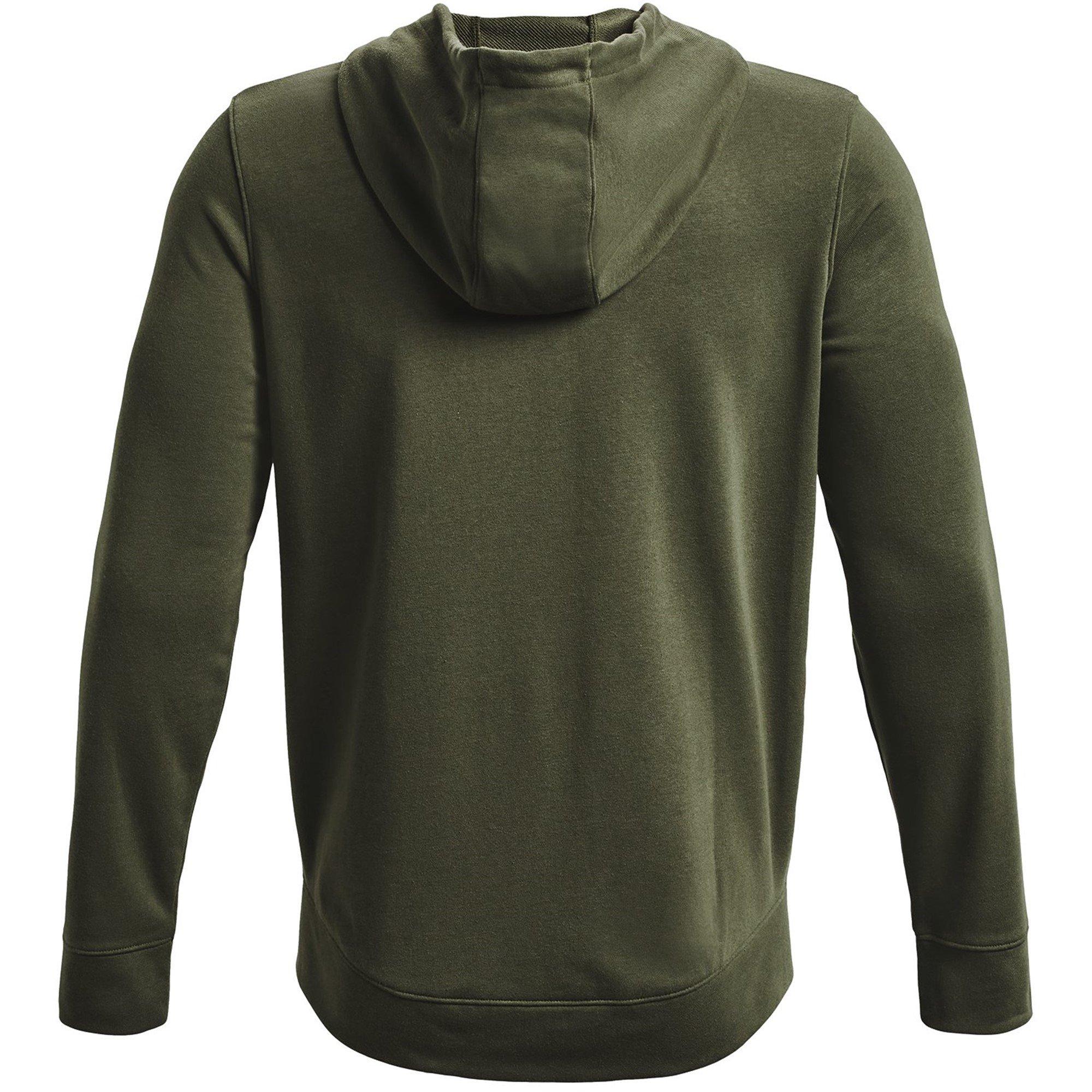 Green - Under Armour - Armour Rival Full Zip Hoodie Mens - 2