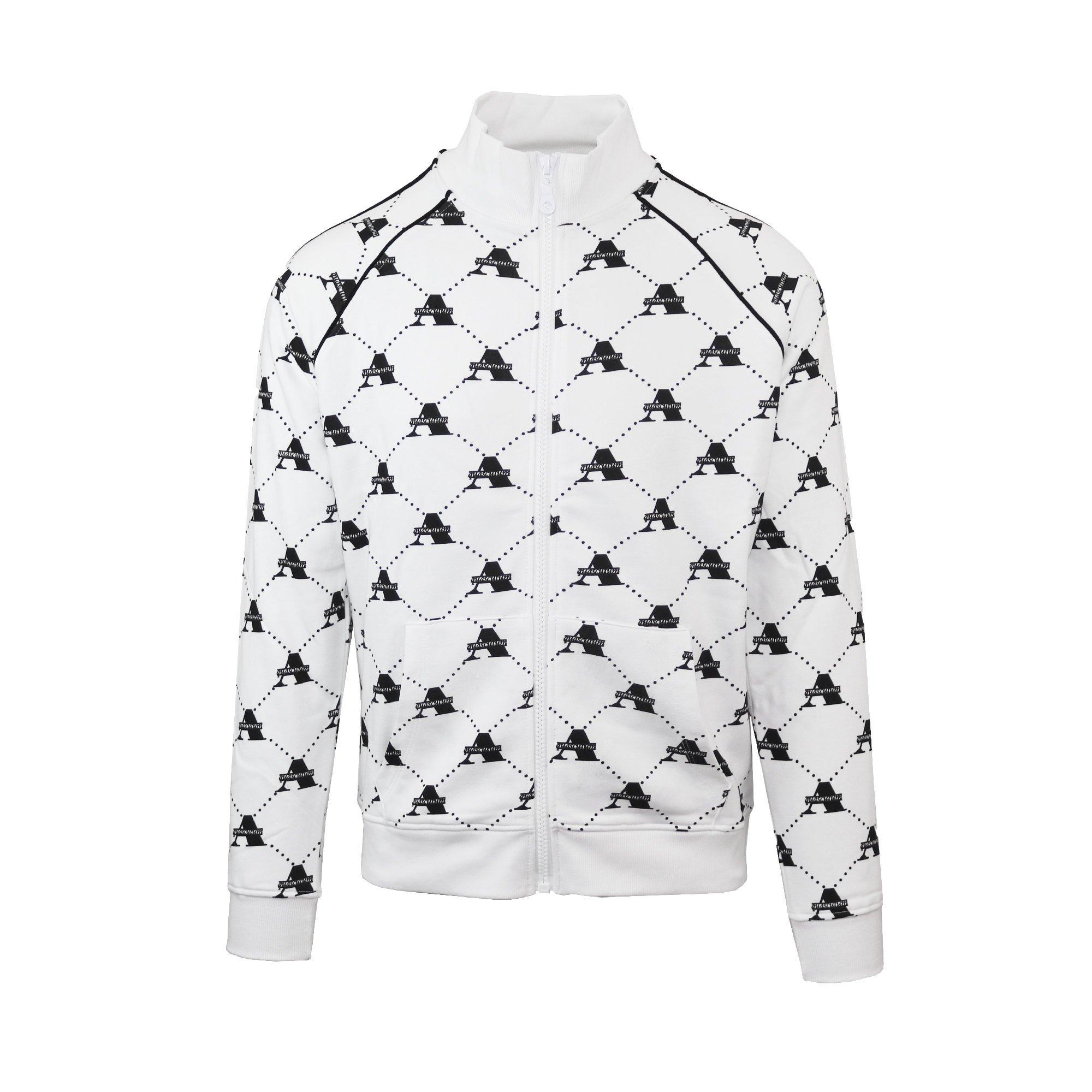 Aquascutum Men's Hooded Sweat Pull Over Hoodie - White - Medium