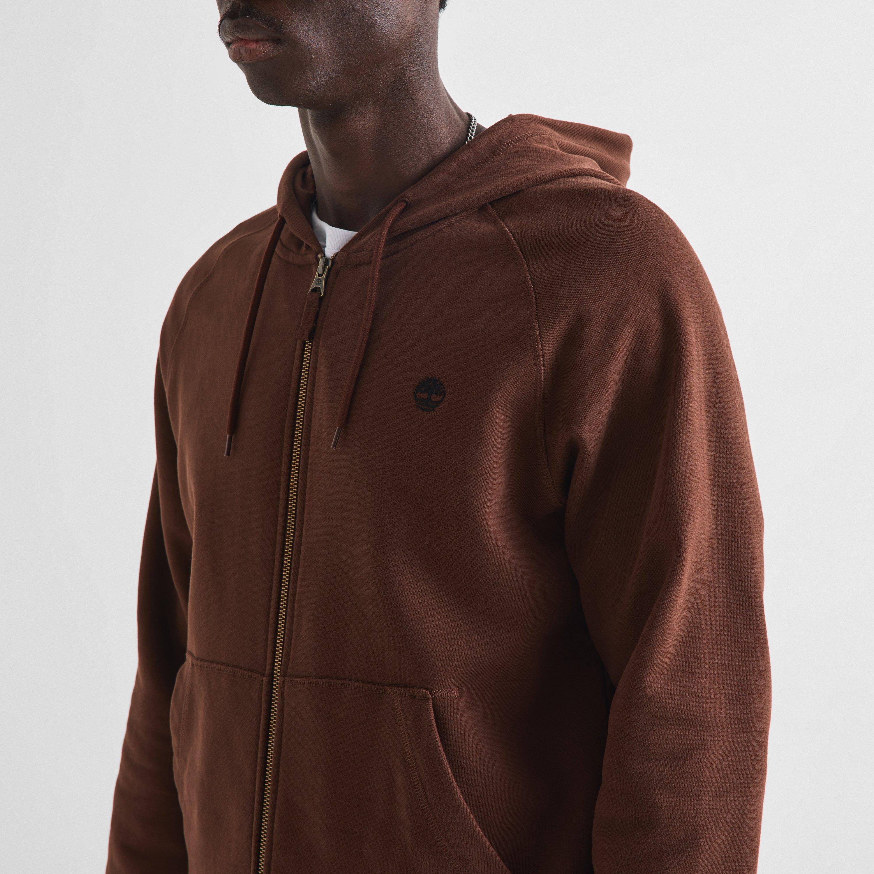 Chicory Coffee - Timberland - Men's Exeter River Cotton Zip Hoodie - 5