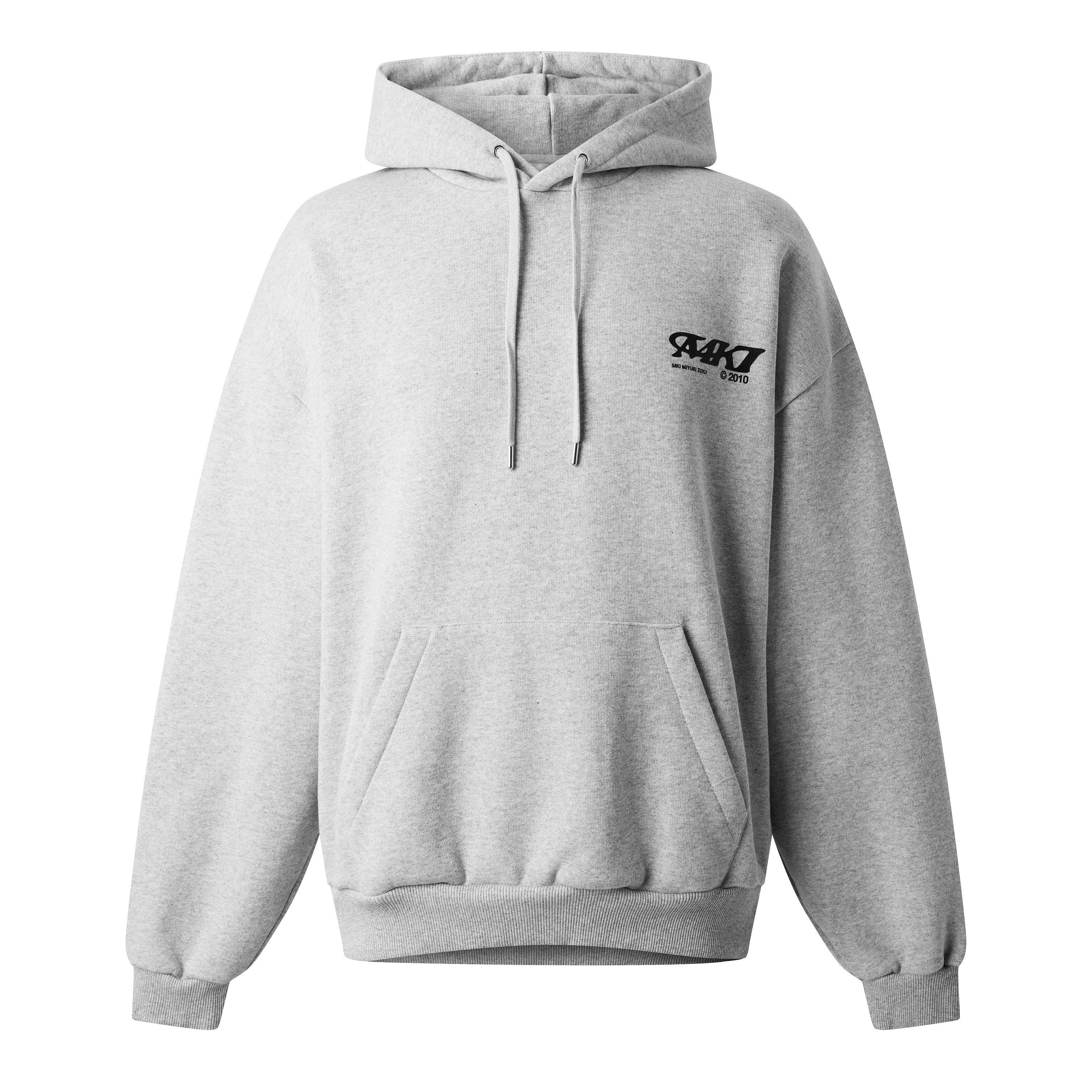 Grey - MKI MIYUKI ZOKU - Men's Stack Overhead Hoodie - 1