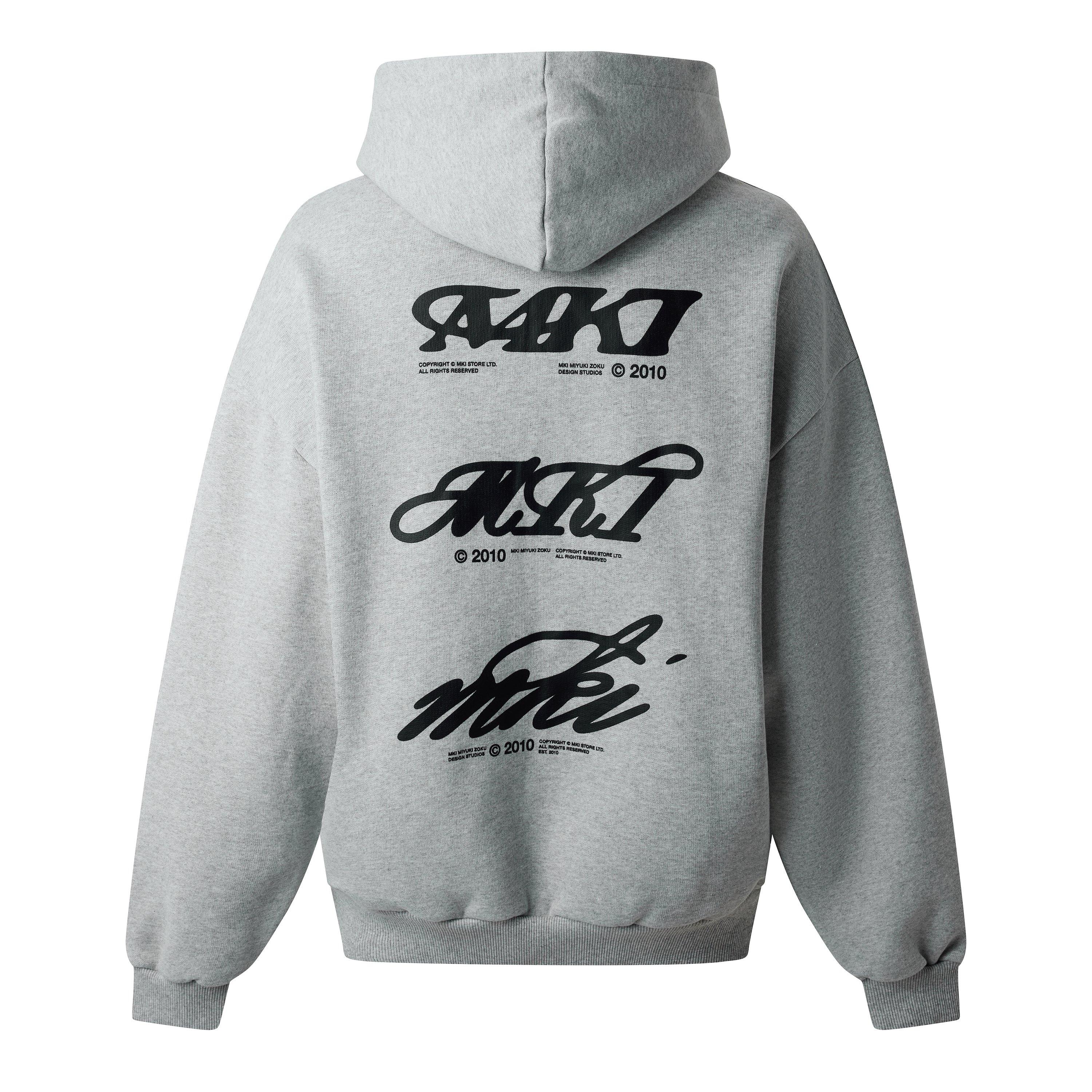 Grey - MKI MIYUKI ZOKU - Men's Stack Overhead Hoodie - 2