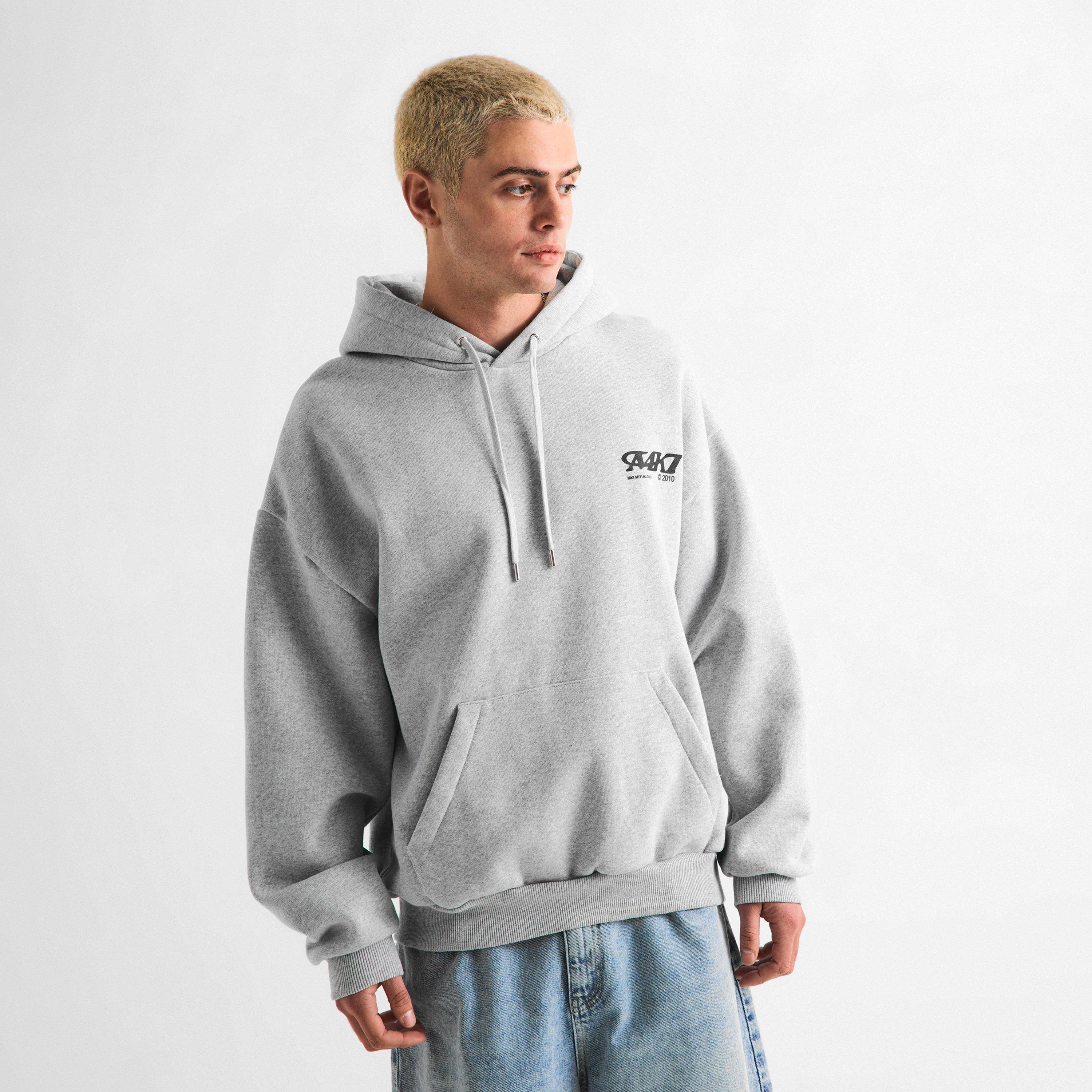 Grey - MKI MIYUKI ZOKU - Men's Stack Overhead Hoodie - 3