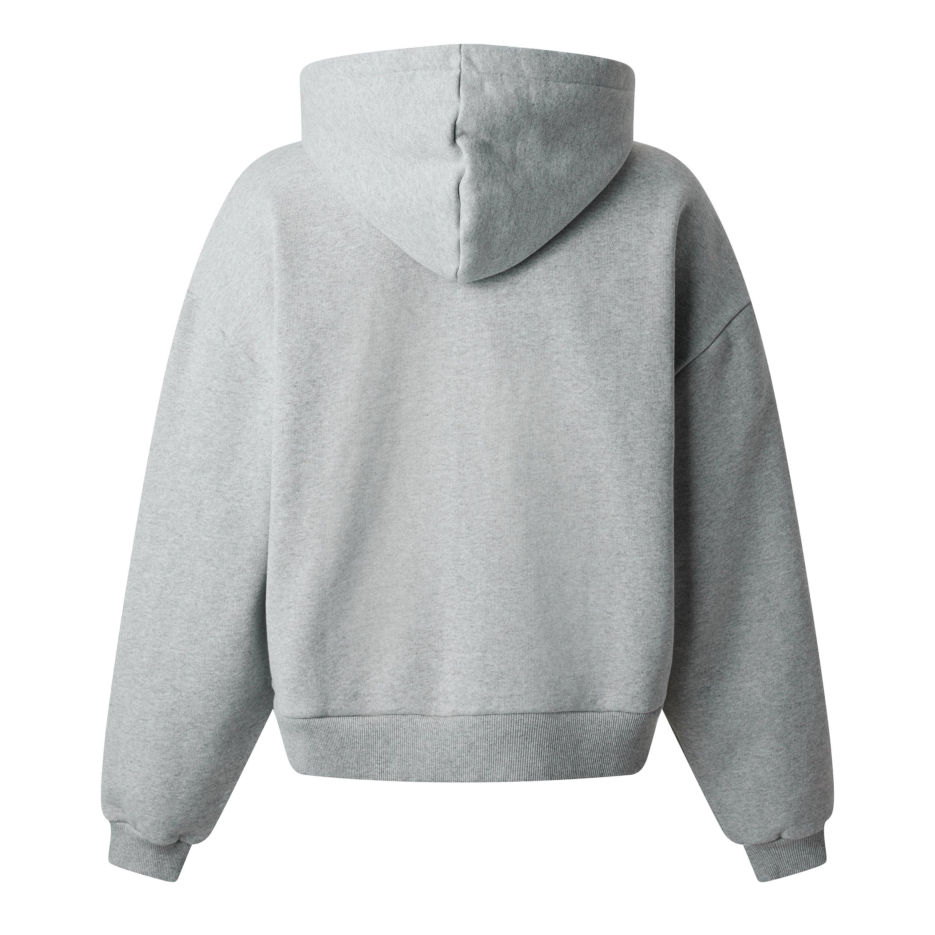 Grey - MKI MIYUKI ZOKU - Men's Uniform Zip Hoodie - 2