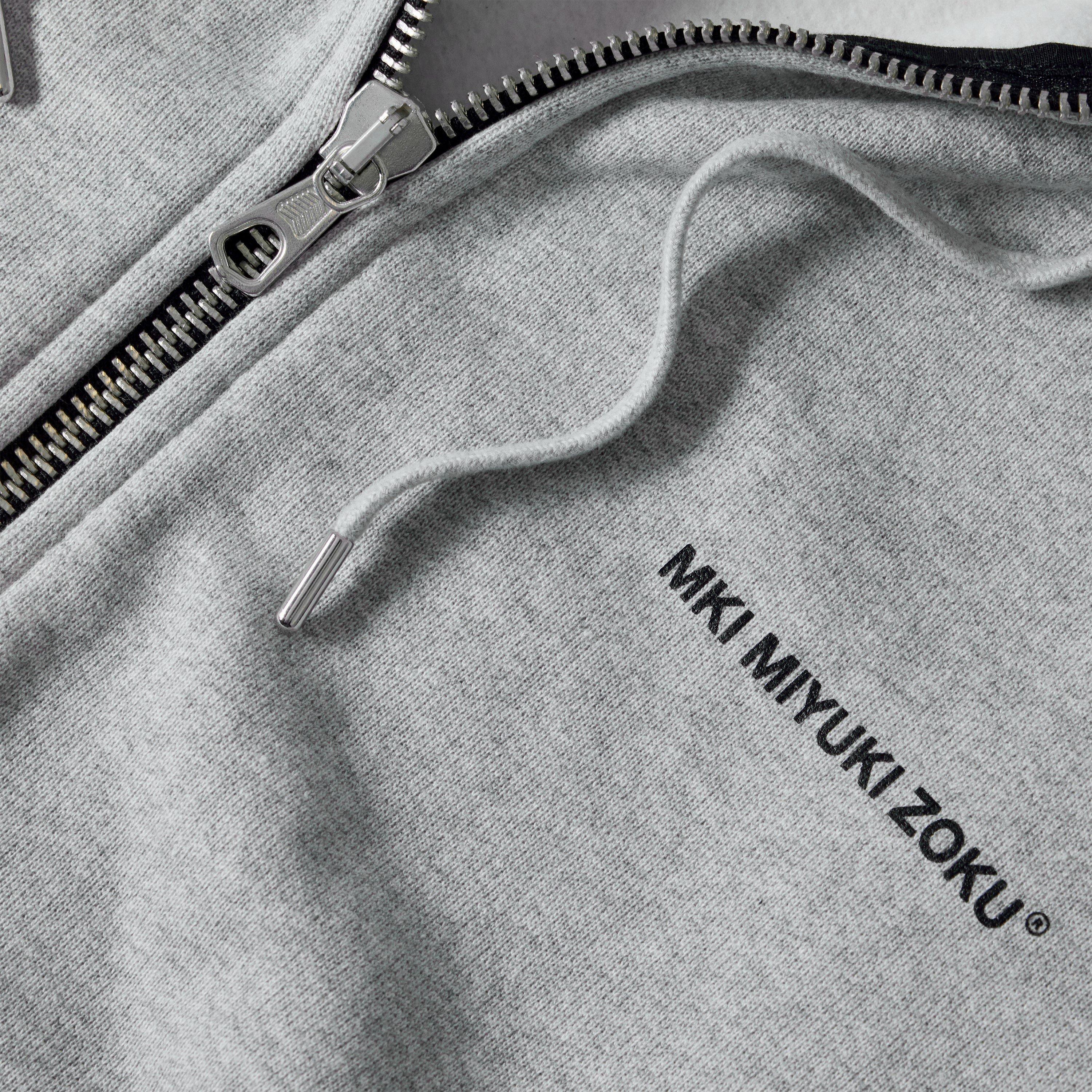 Grey - MKI MIYUKI ZOKU - Men's Uniform Zip Hoodie - 5