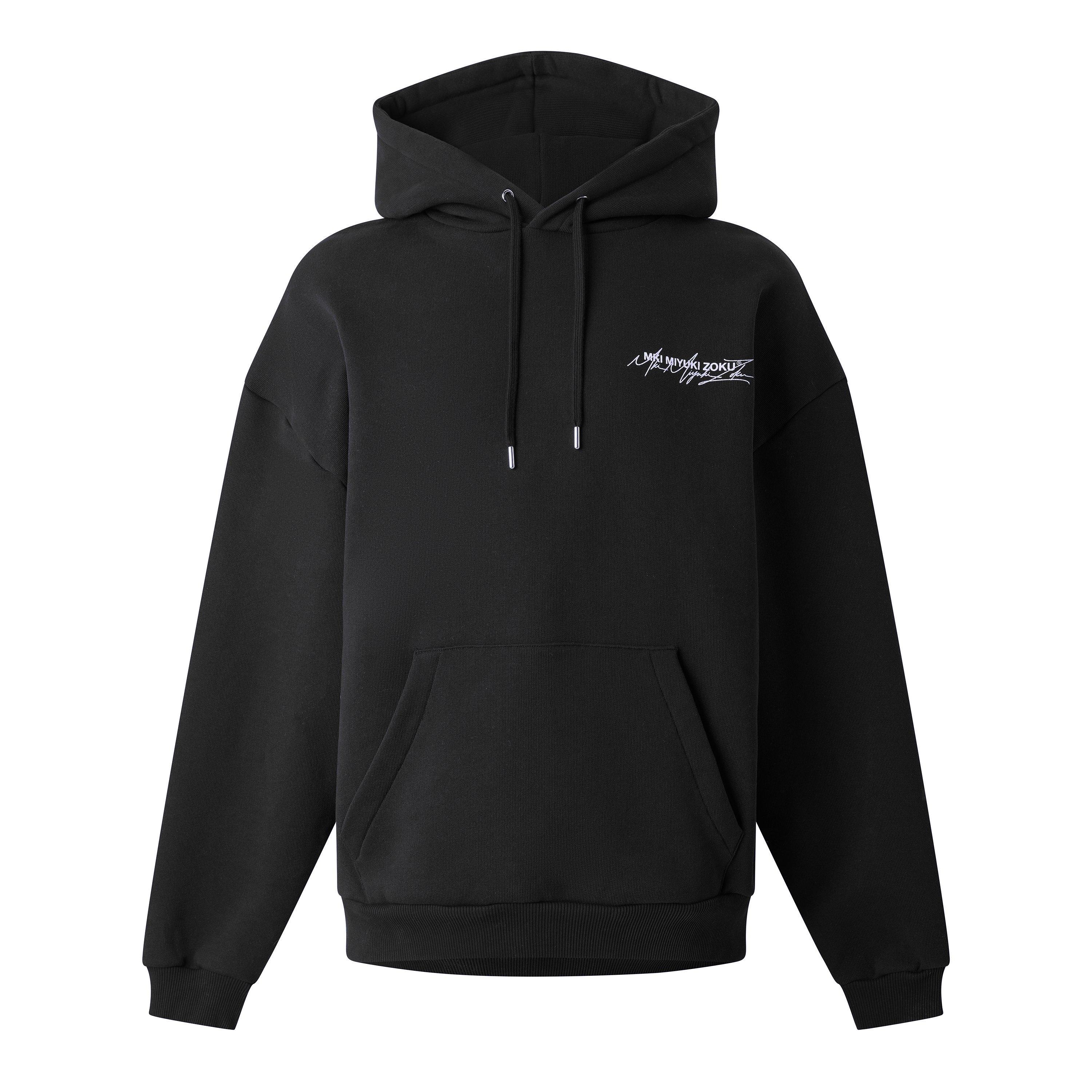 Black - MKI MIYUKI ZOKU - Men's Signature Overhead Hoodie - 1