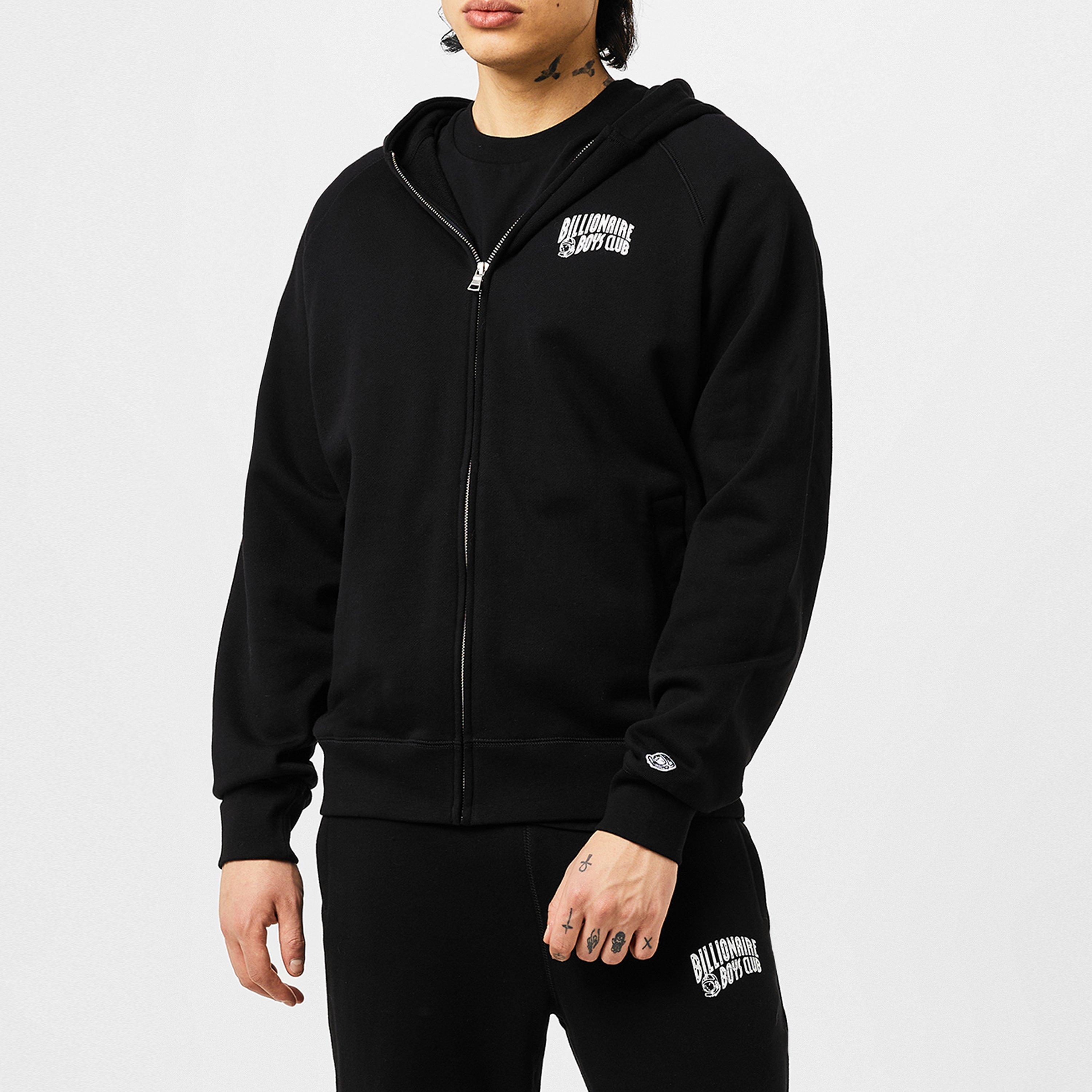 Black - Billionaire Boys Club - Small Arch Logo Zip Hoodie - 3
