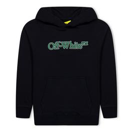 Off White Big Bookish Hoodie Junior Boys