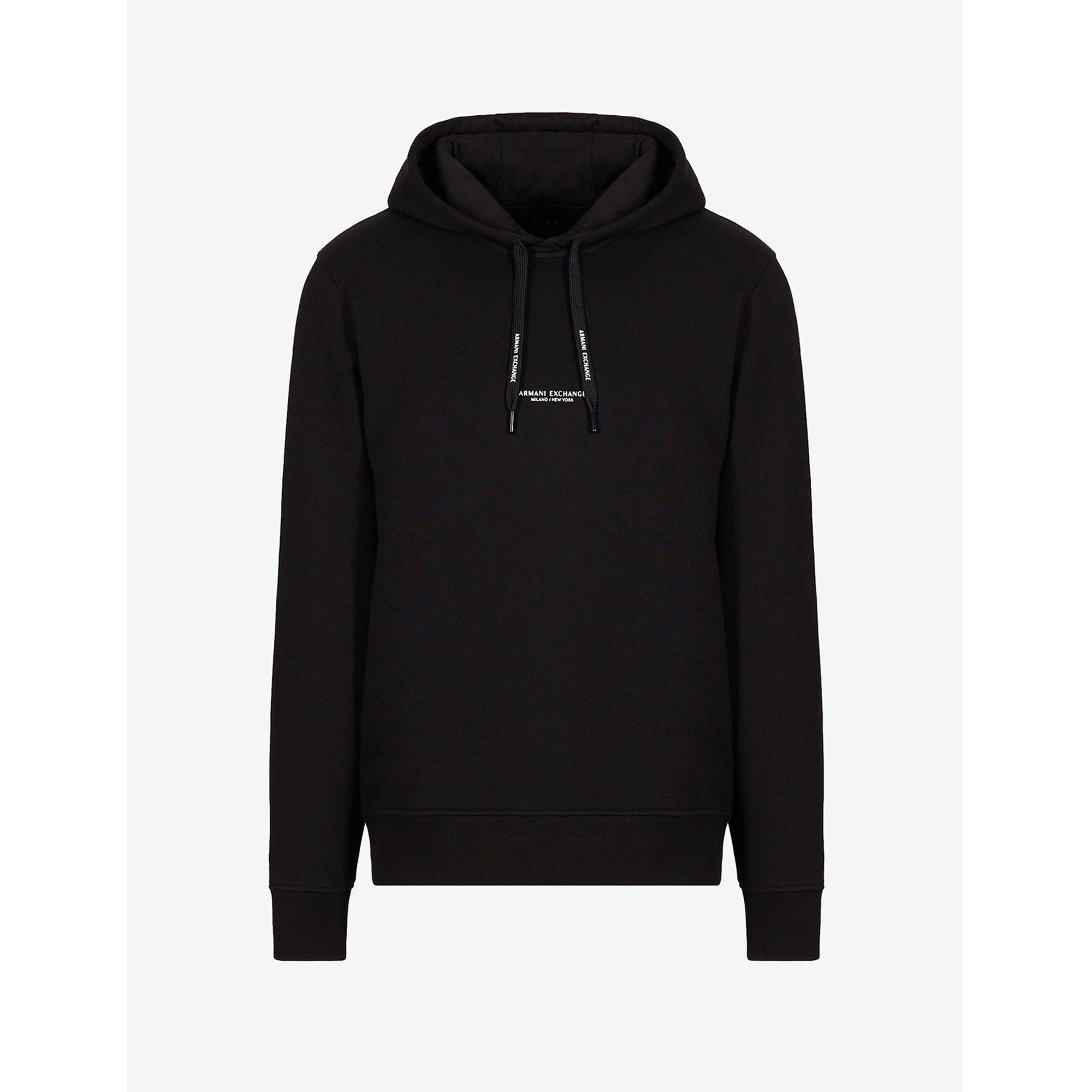 Negro 1200 - Armani Exchange - Printed Logo Hoodie - 1