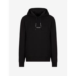 Armani Exchange Printed Logo Hoodie