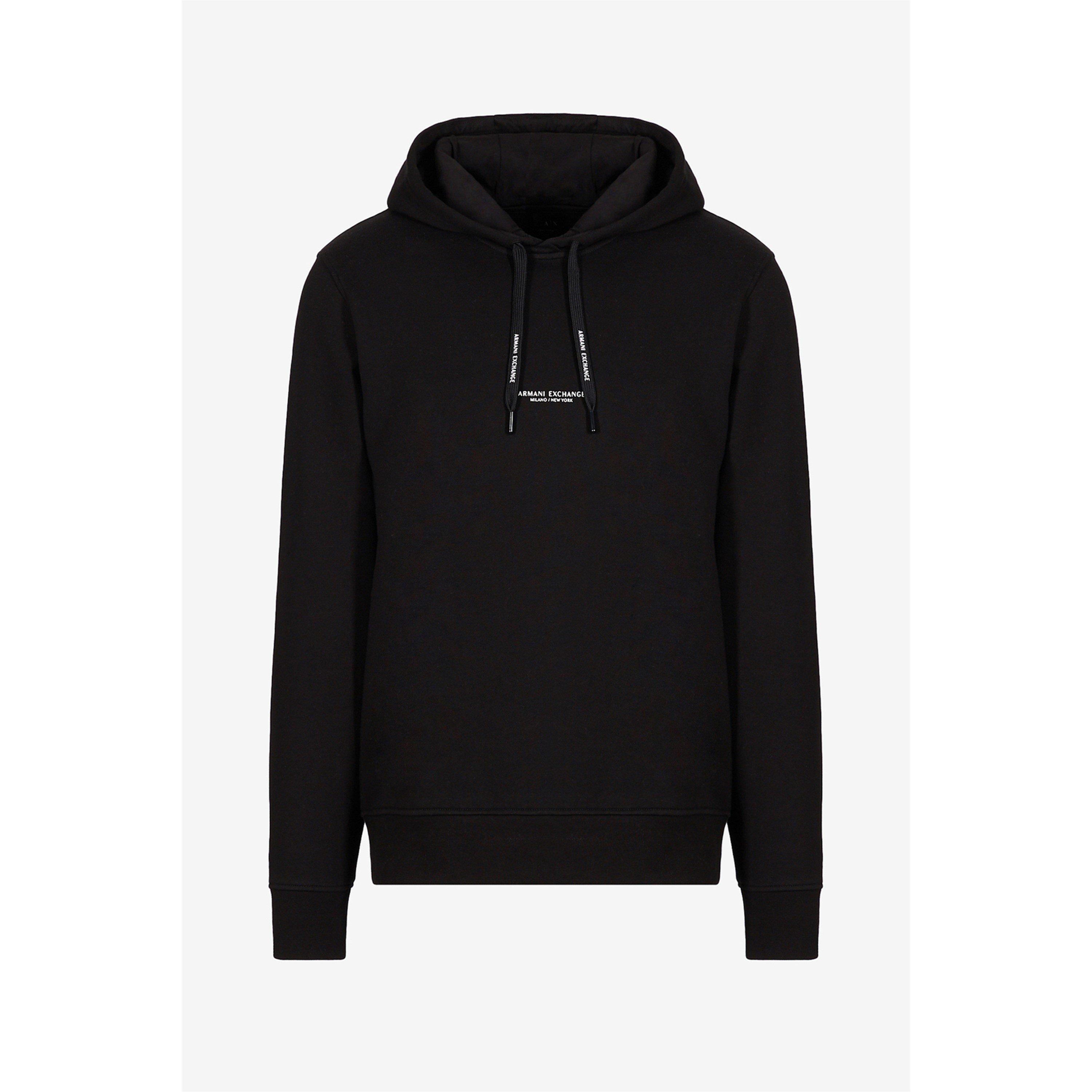 Zwart 1200 - Armani Exchange - Printed Logo Hoodie - 10