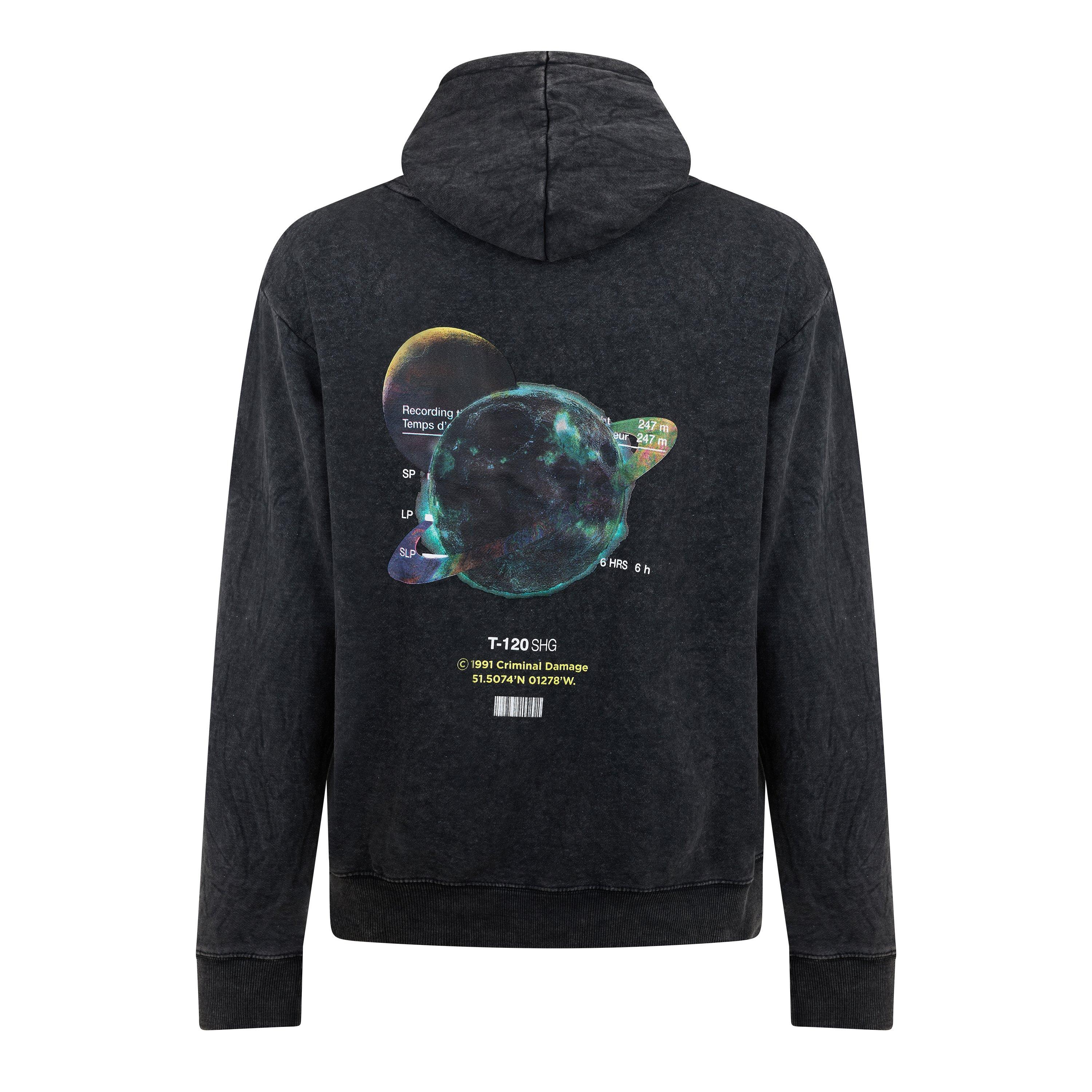 Black Wash - Criminal Damage - CriminalDamage Galaxy Hood Mens - 2