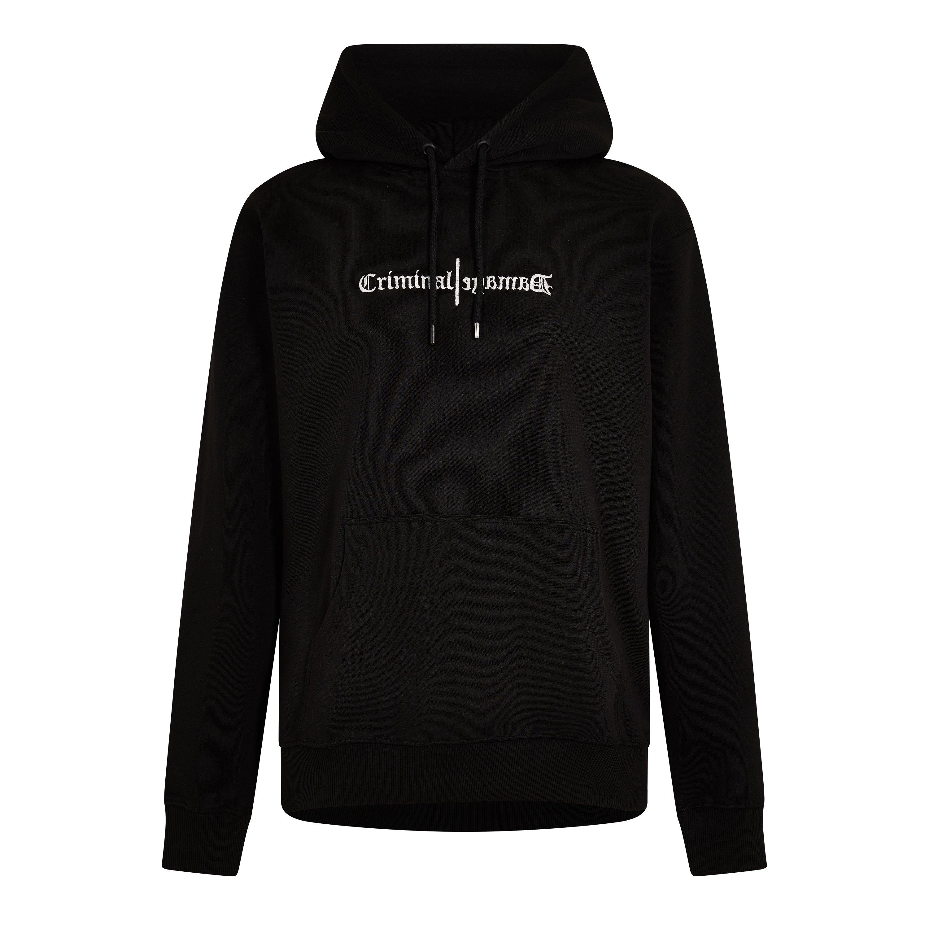 Black - Criminal Damage - CriminalDamage Goth Reflektor Hood Mens - 1