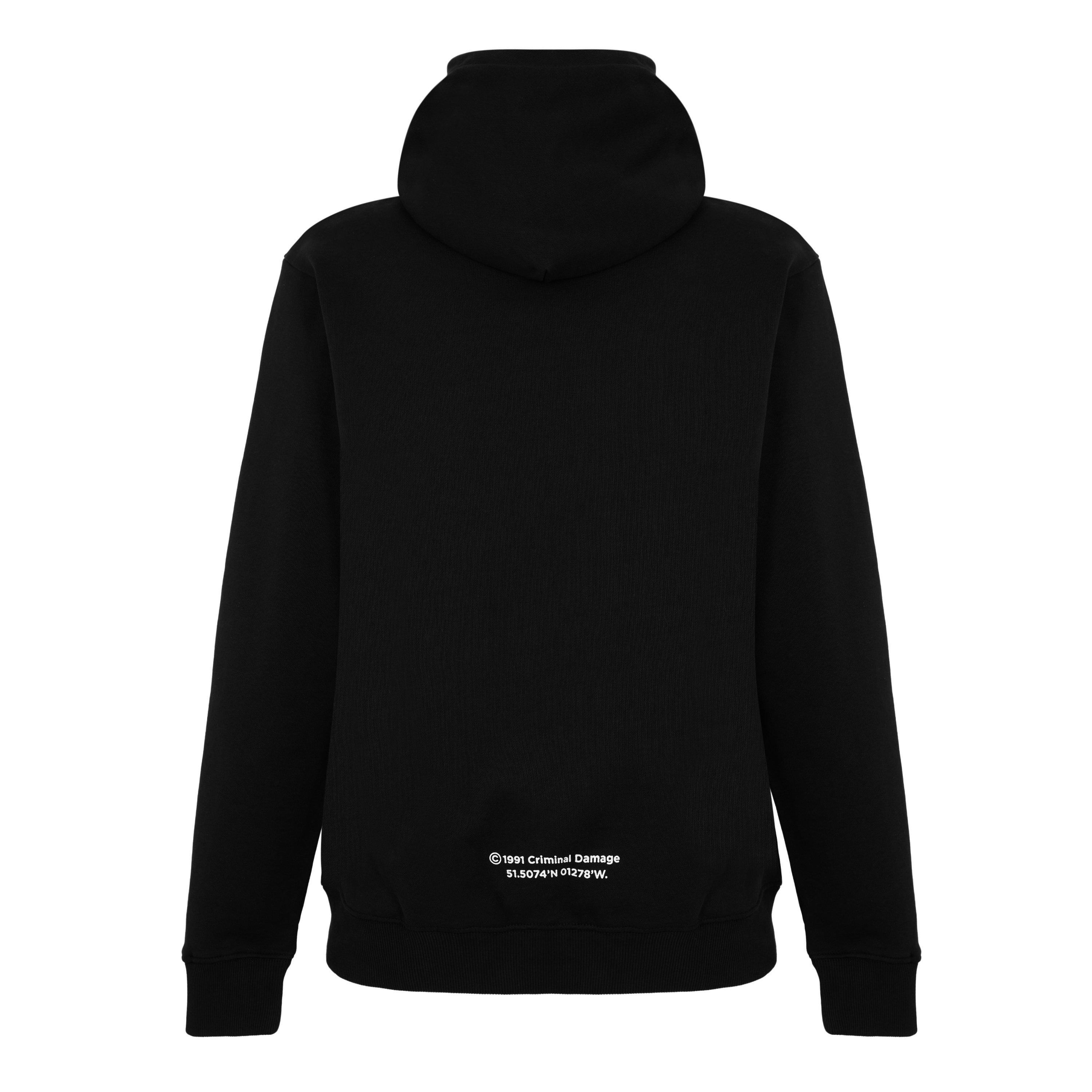 Criminal Damage Men's Gothic Spray Pull Over Hoodie | Sports Direct