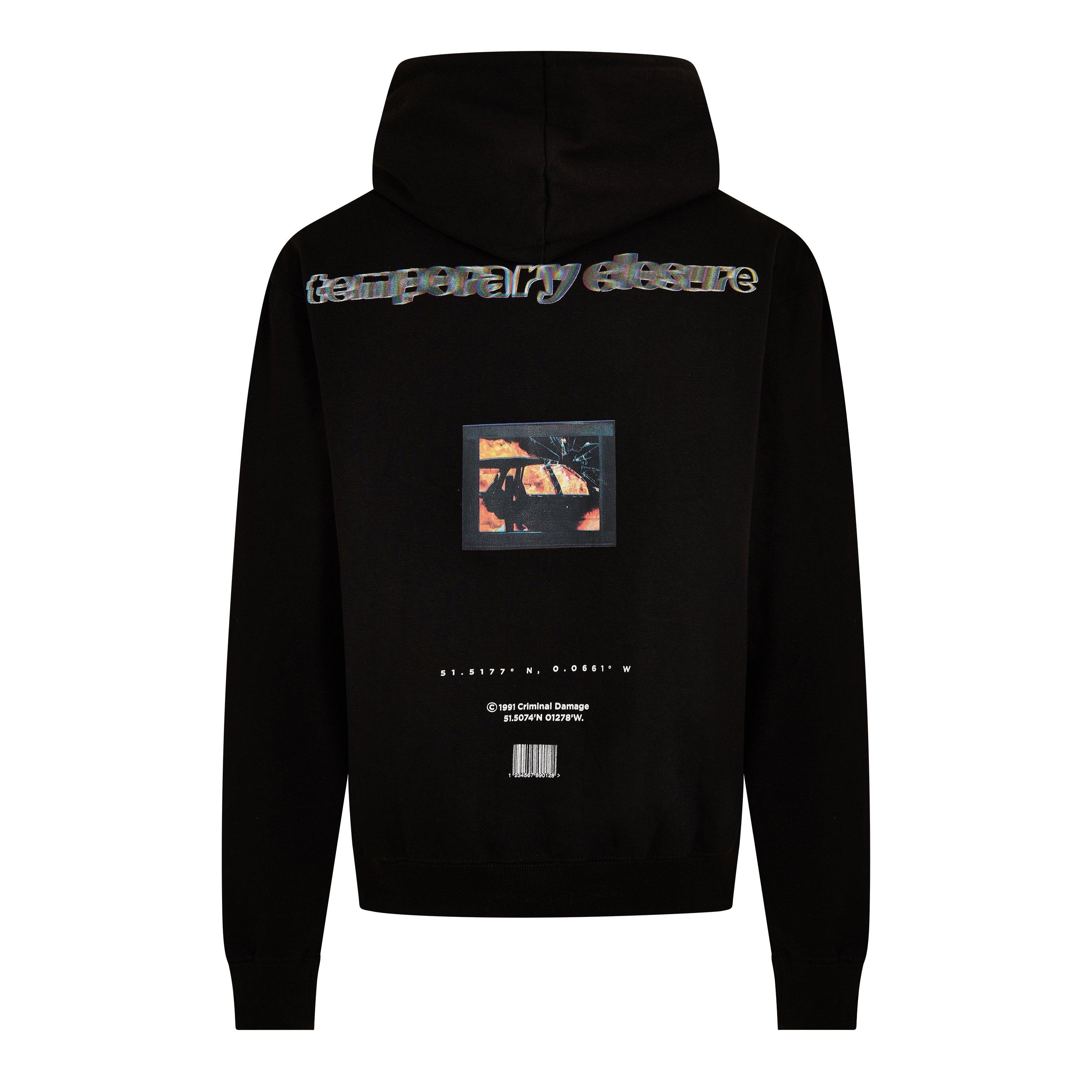 Black - Criminal Damage - CriminalDamage Temp Closure Hood Mens - 2