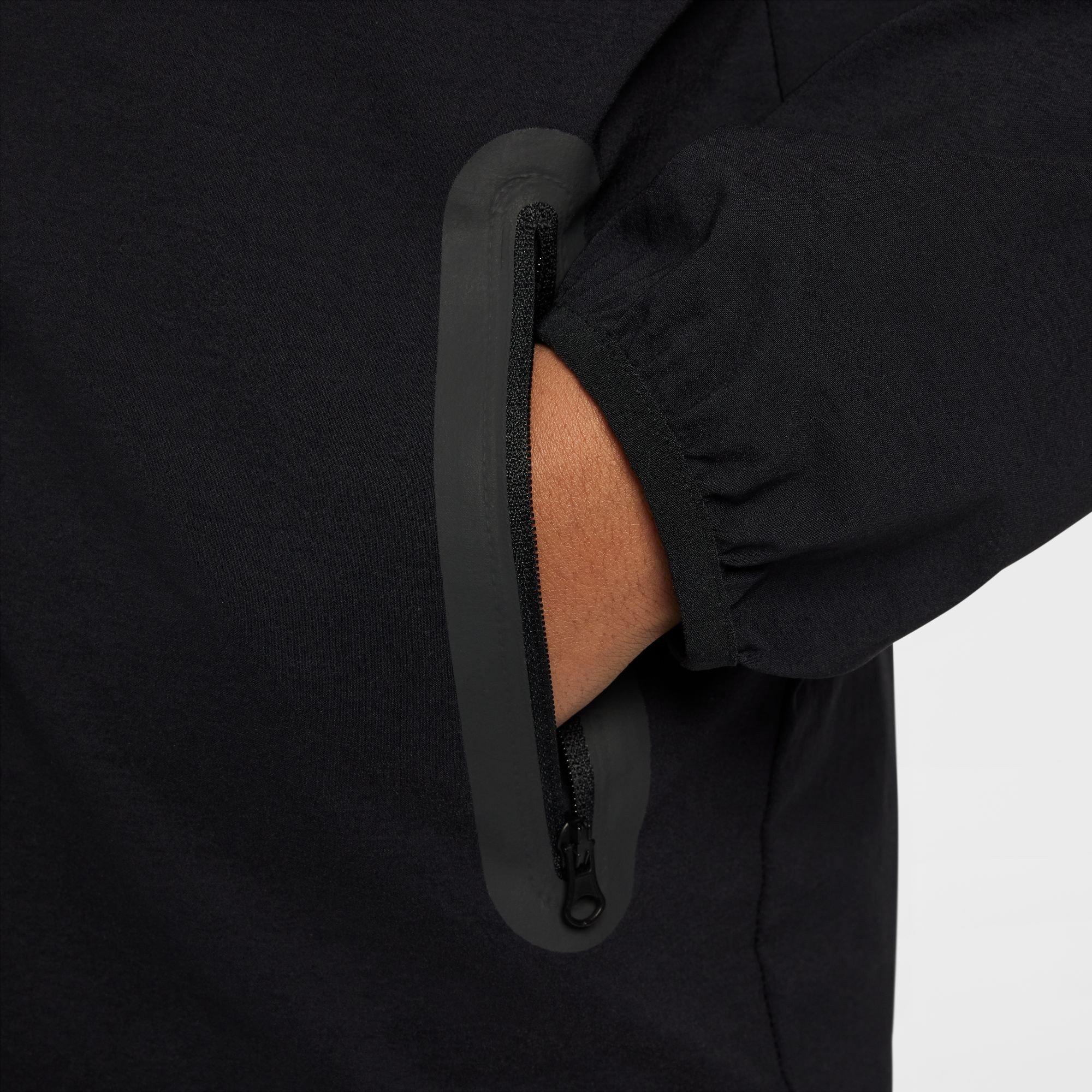 Black - Nike - Nike Wvn Zip Hood Jn00 - 5