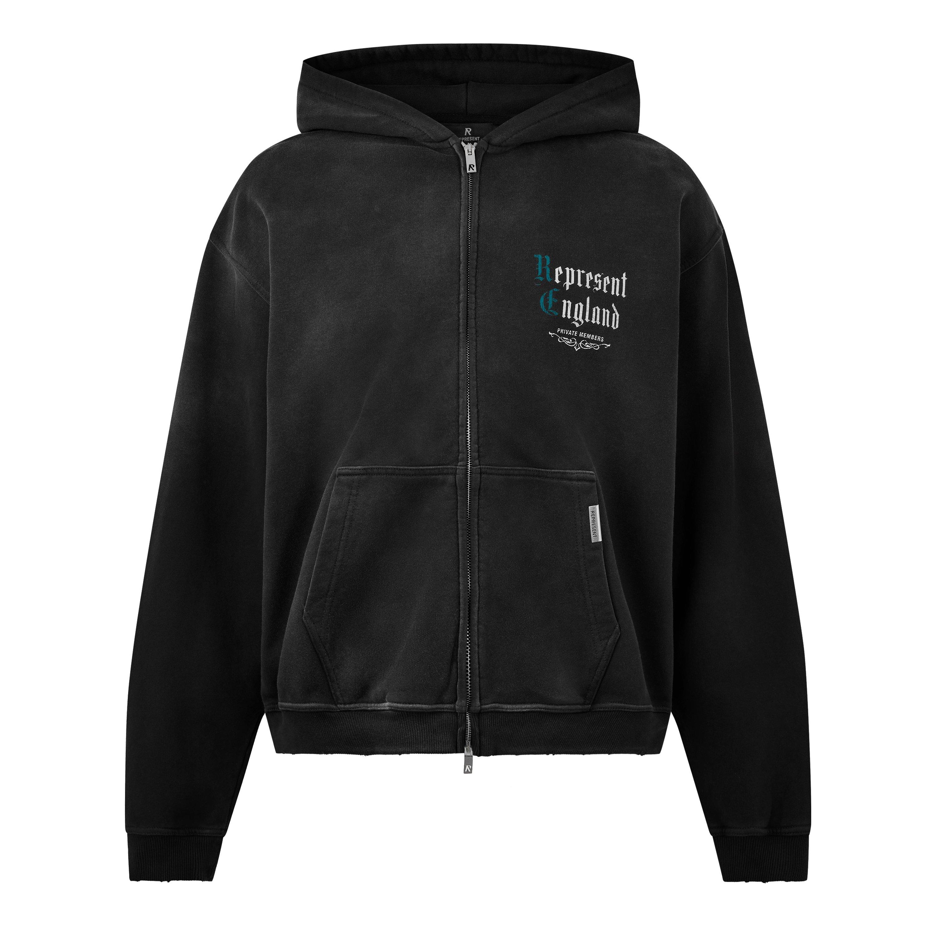 Represent Men's Private Memory Overhead Hoodie - Stained Black - XL
