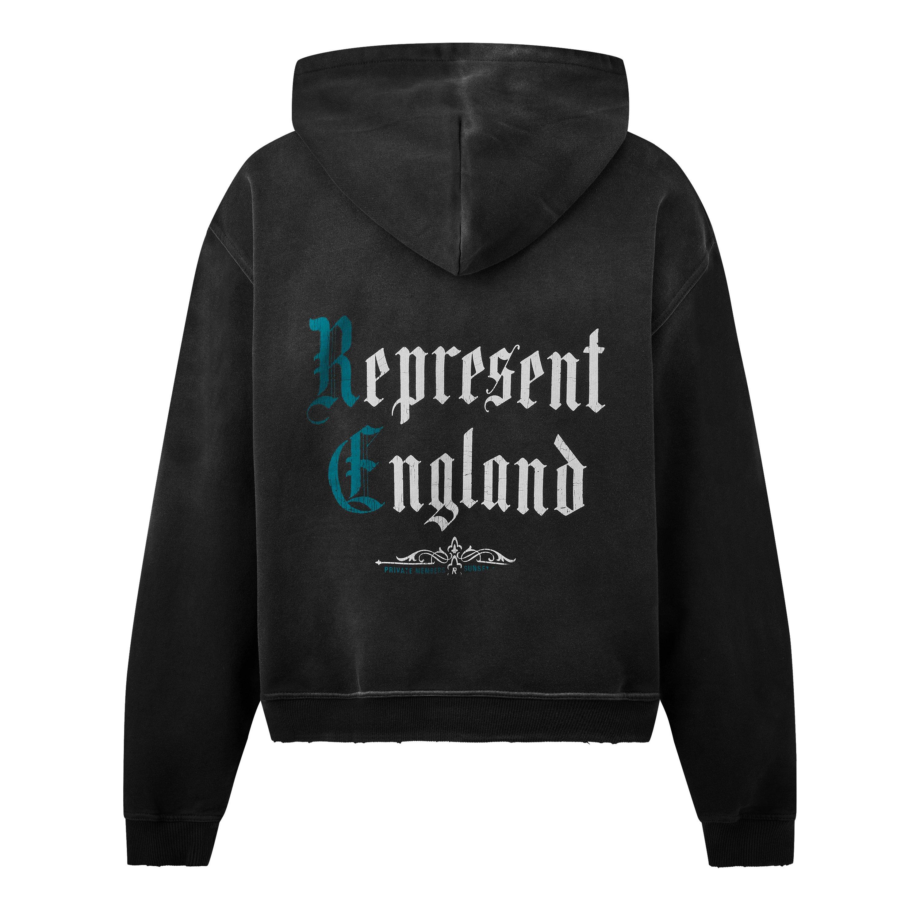 Stained Black - Represent - Men's Private Memory Overhead Hoodie - 2