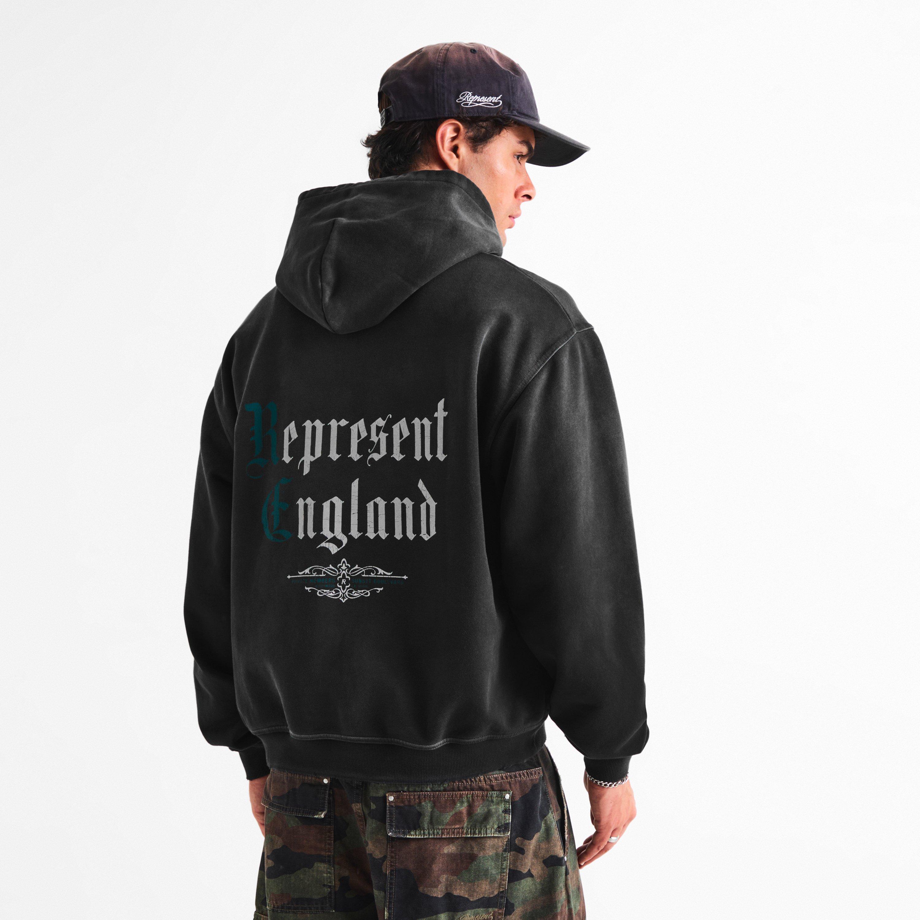 Stained Black - Represent - Men's Private Memory Overhead Hoodie - 4