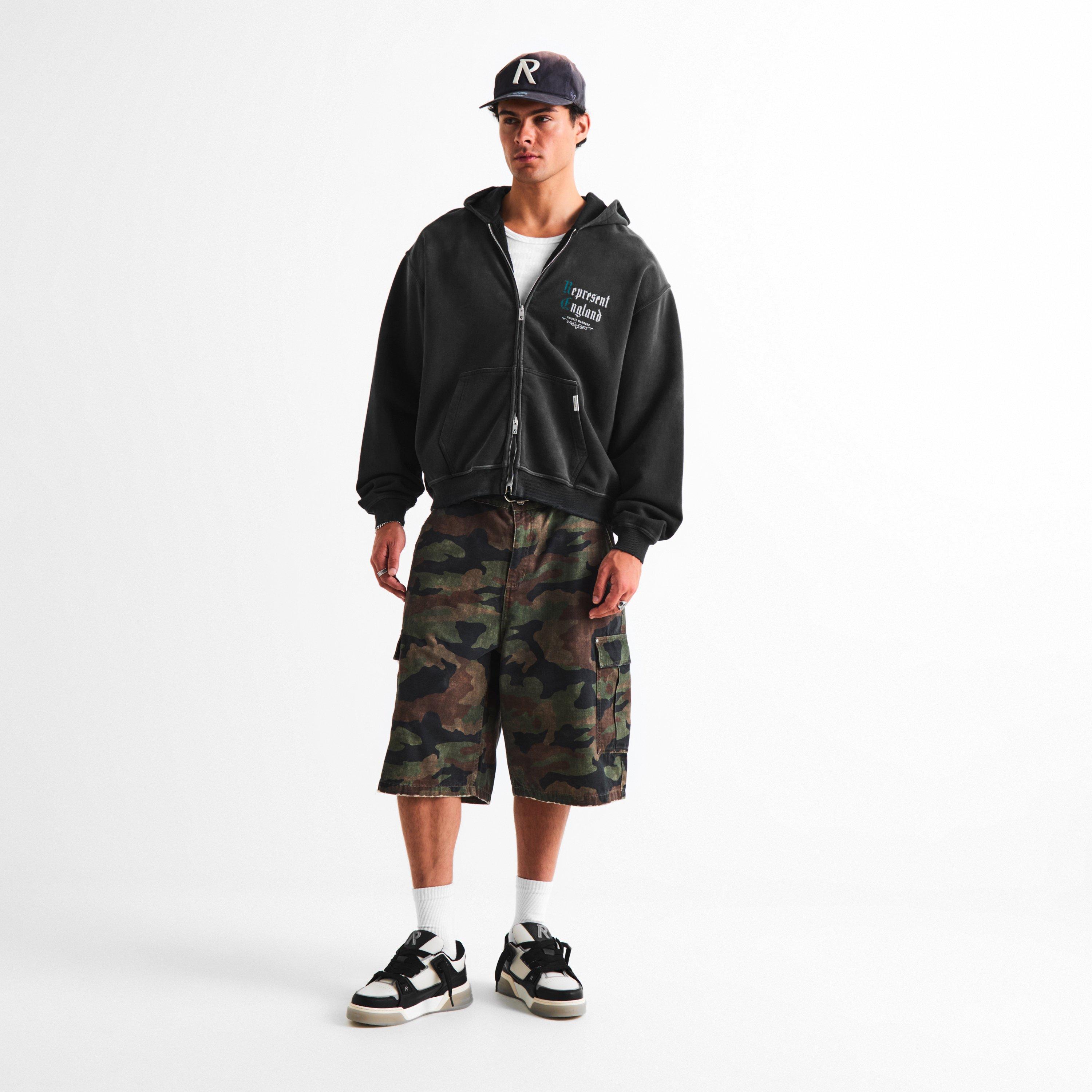 Stained Black - Represent - Men's Private Memory Overhead Hoodie - 6