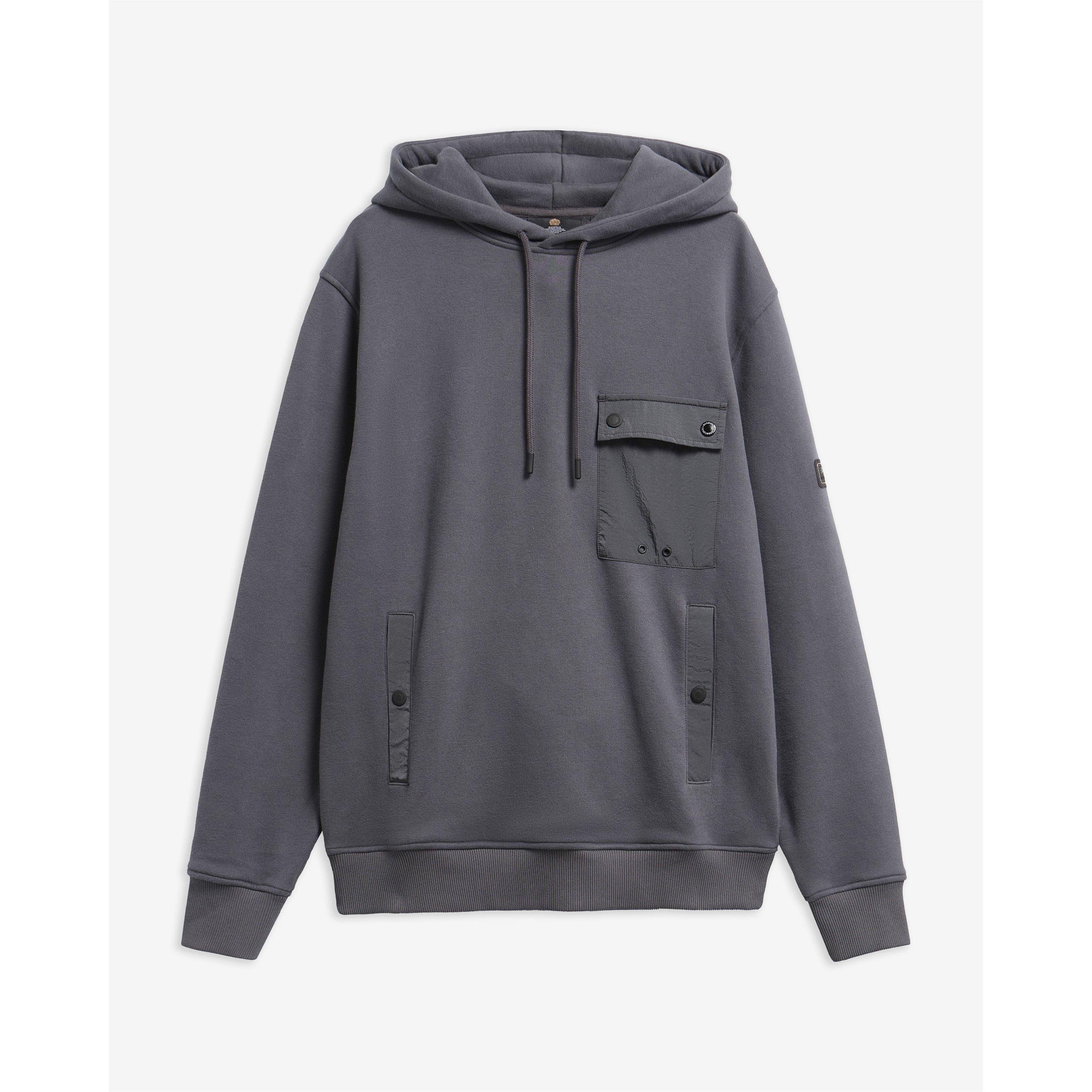Asphalt GY75 - Barbour International - B.Int Inline Hoodie Sn64 - 1