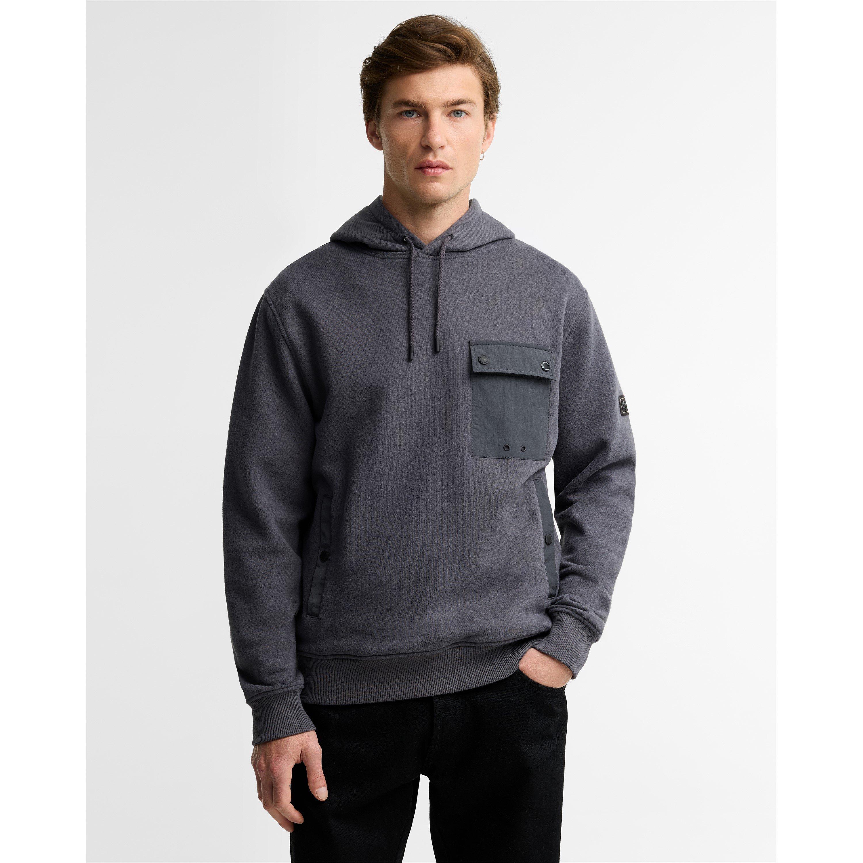 Asphalt GY75 - Barbour International - B.Int Inline Hoodie Sn64 - 3