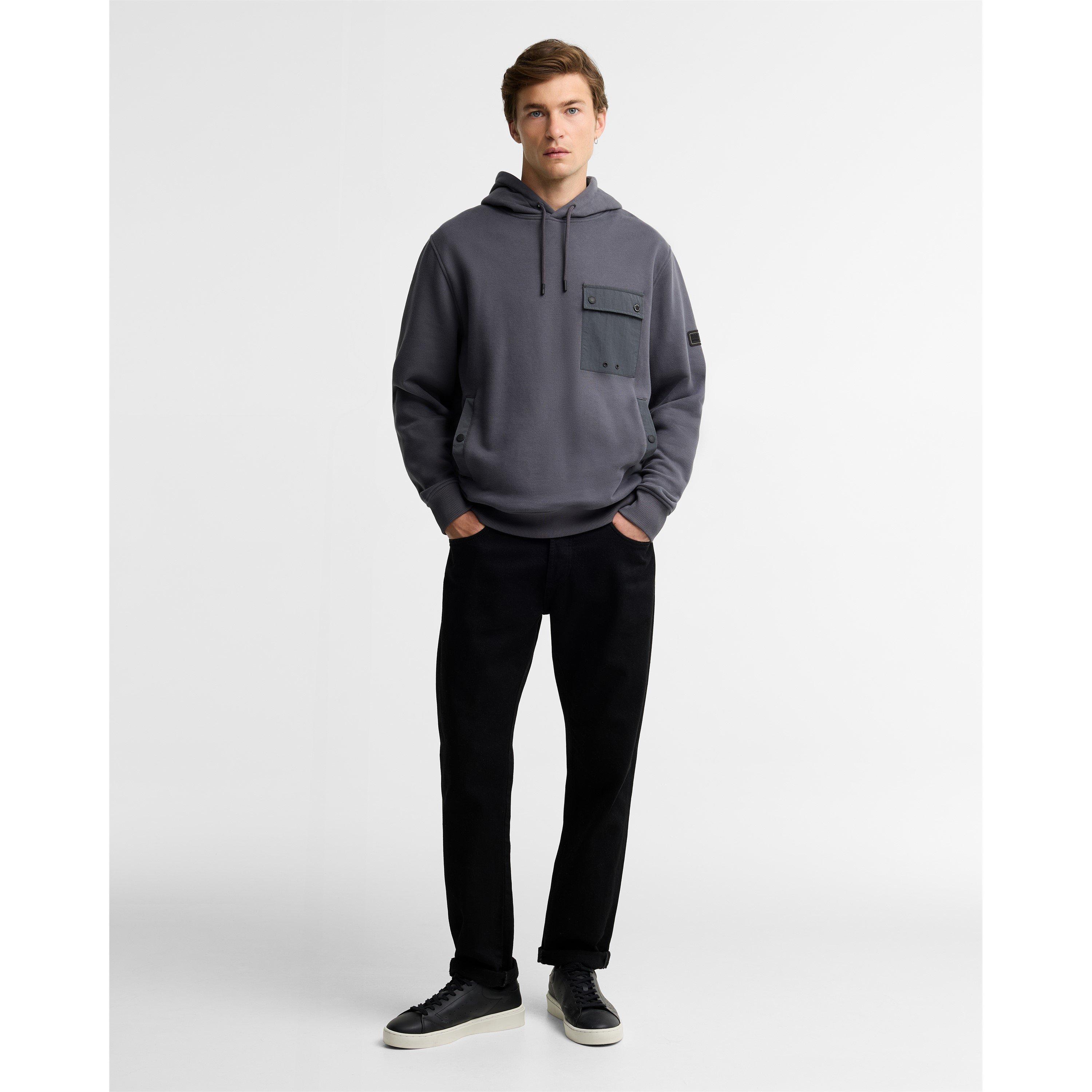 Asphalt GY75 - Barbour International - B.Int Inline Hoodie Sn64 - 7