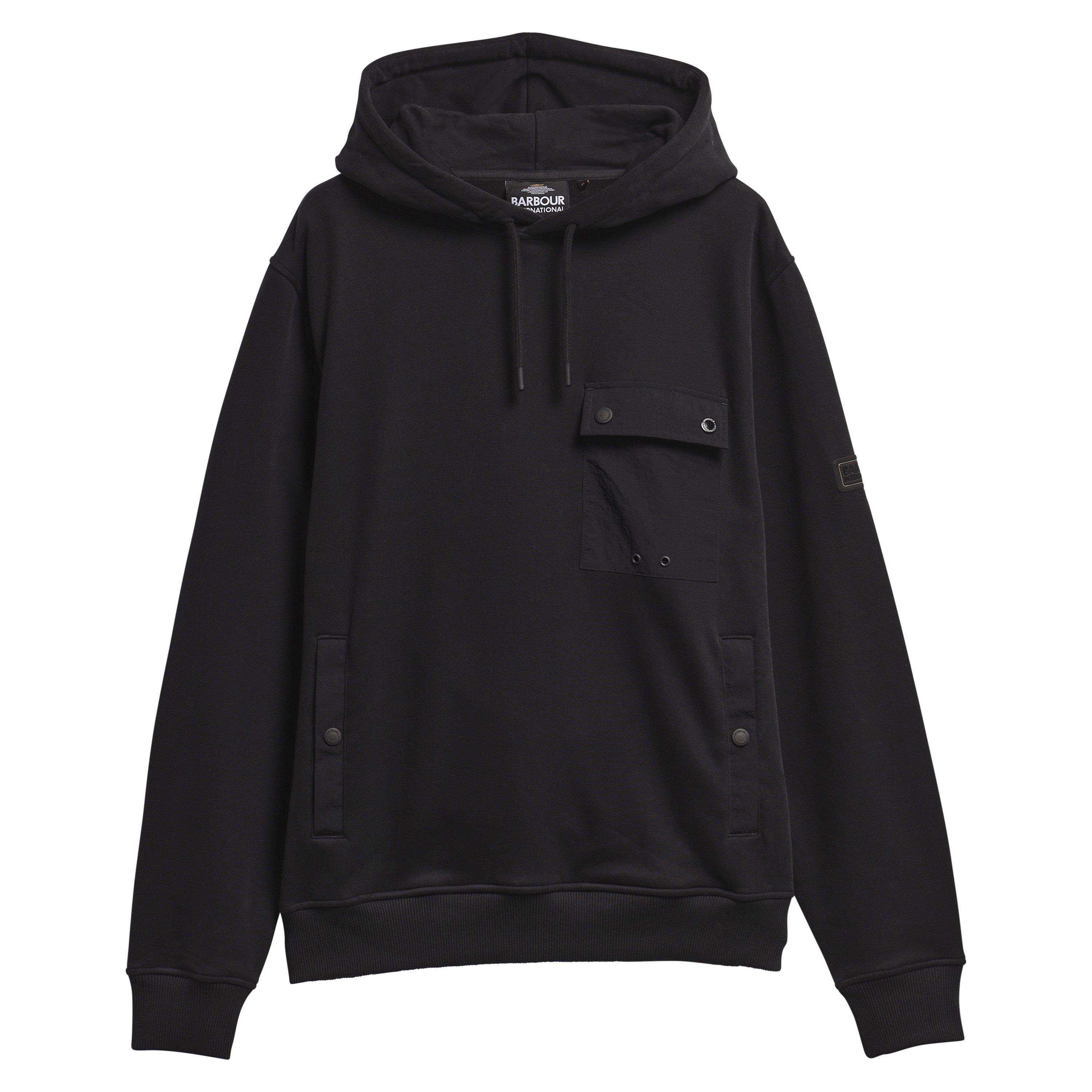 Barbour International Men's Inline Over the Head Cotton Hoodie