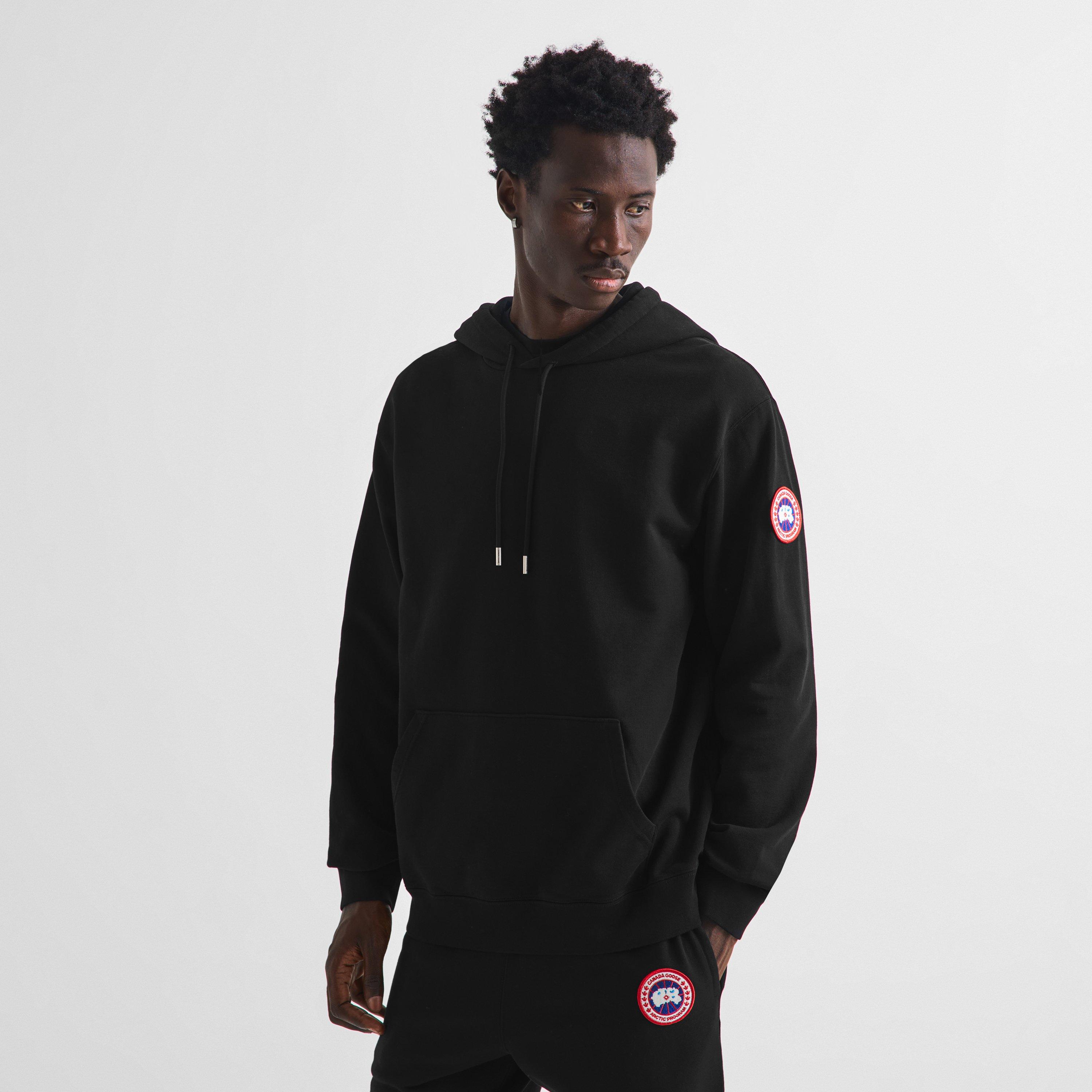 Black 9061 - Canada Goose - Men's Loon Cotton Over the Head Hoodie - 3