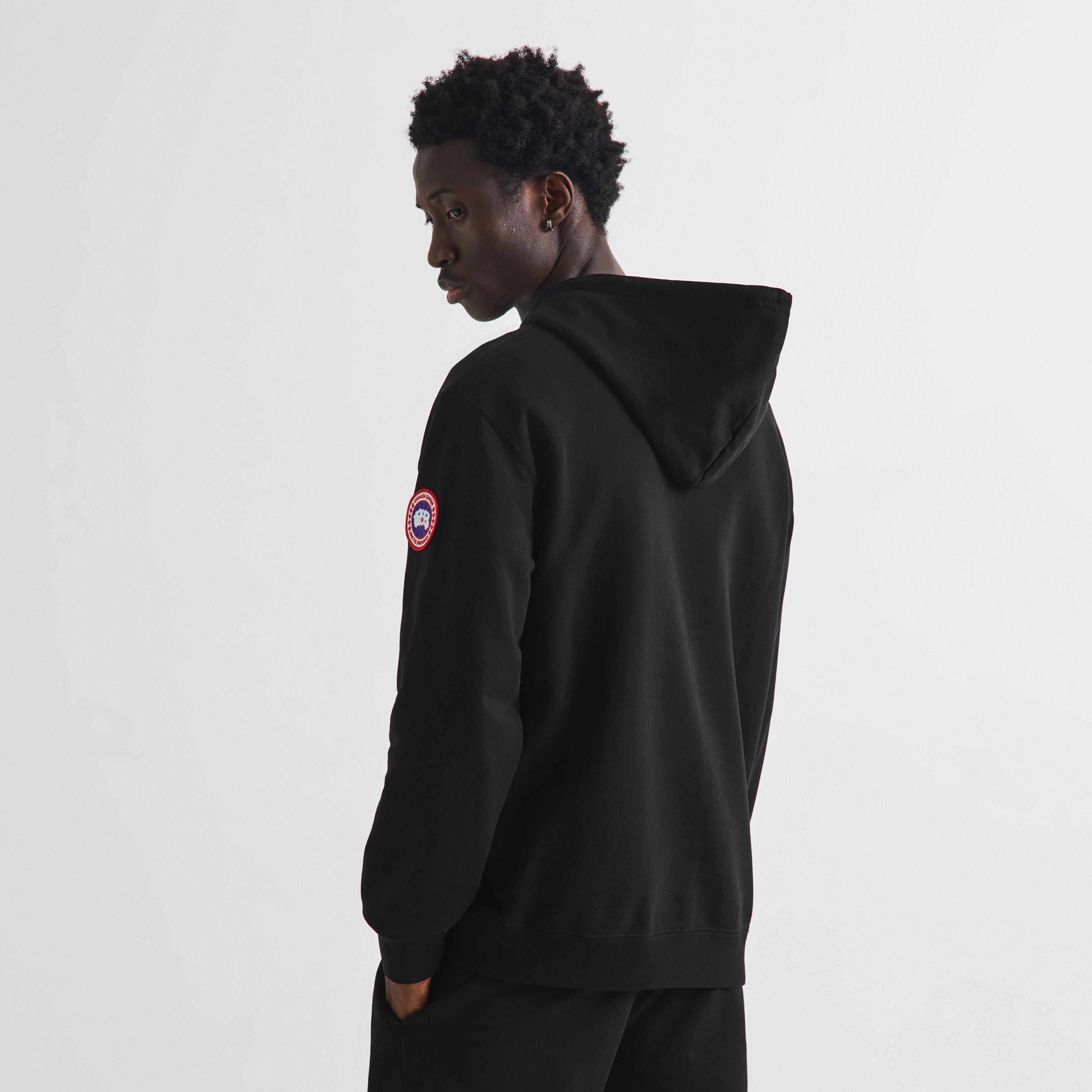 Black 9061 - Canada Goose - Men's Loon Cotton Over the Head Hoodie - 4