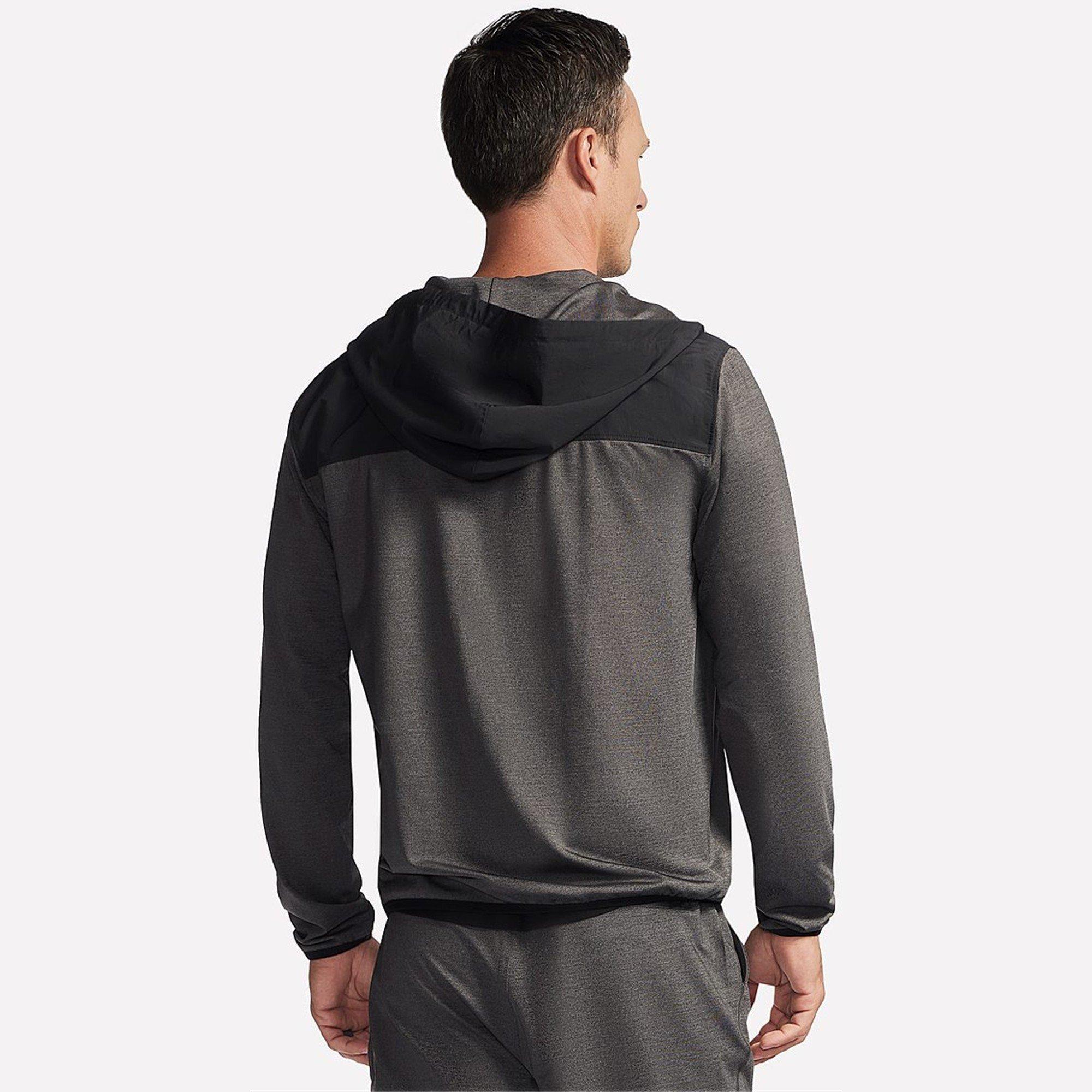 Nero/Carbone - Skechers - Skechers Hk Weekend Fz Hoodie Hoody Mens - 2