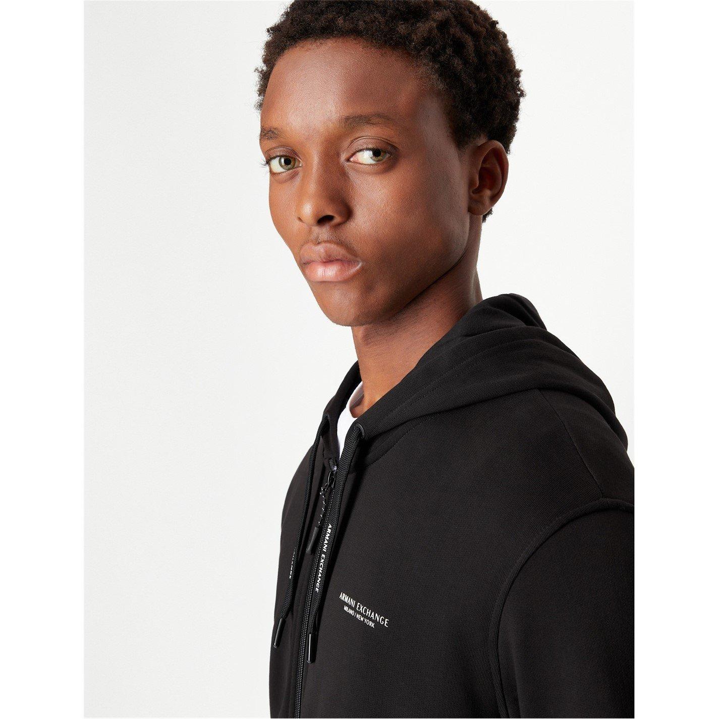 Zwart 1200 - Armani Exchange - Felpa Hoodie - 4