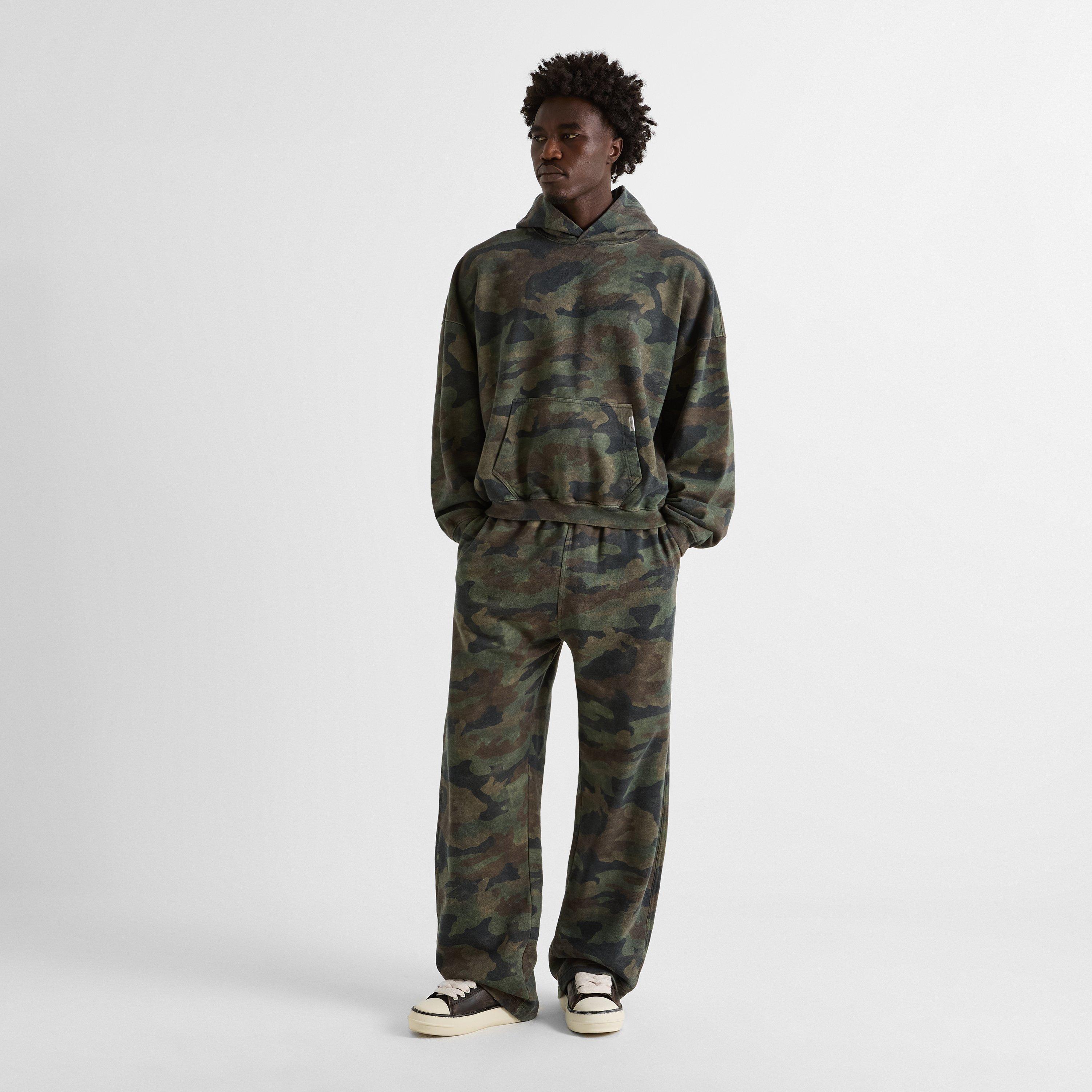Flame Camo - Represent - Men's Initial Oversized Over the Head Cotton Camo Hoodie - 6