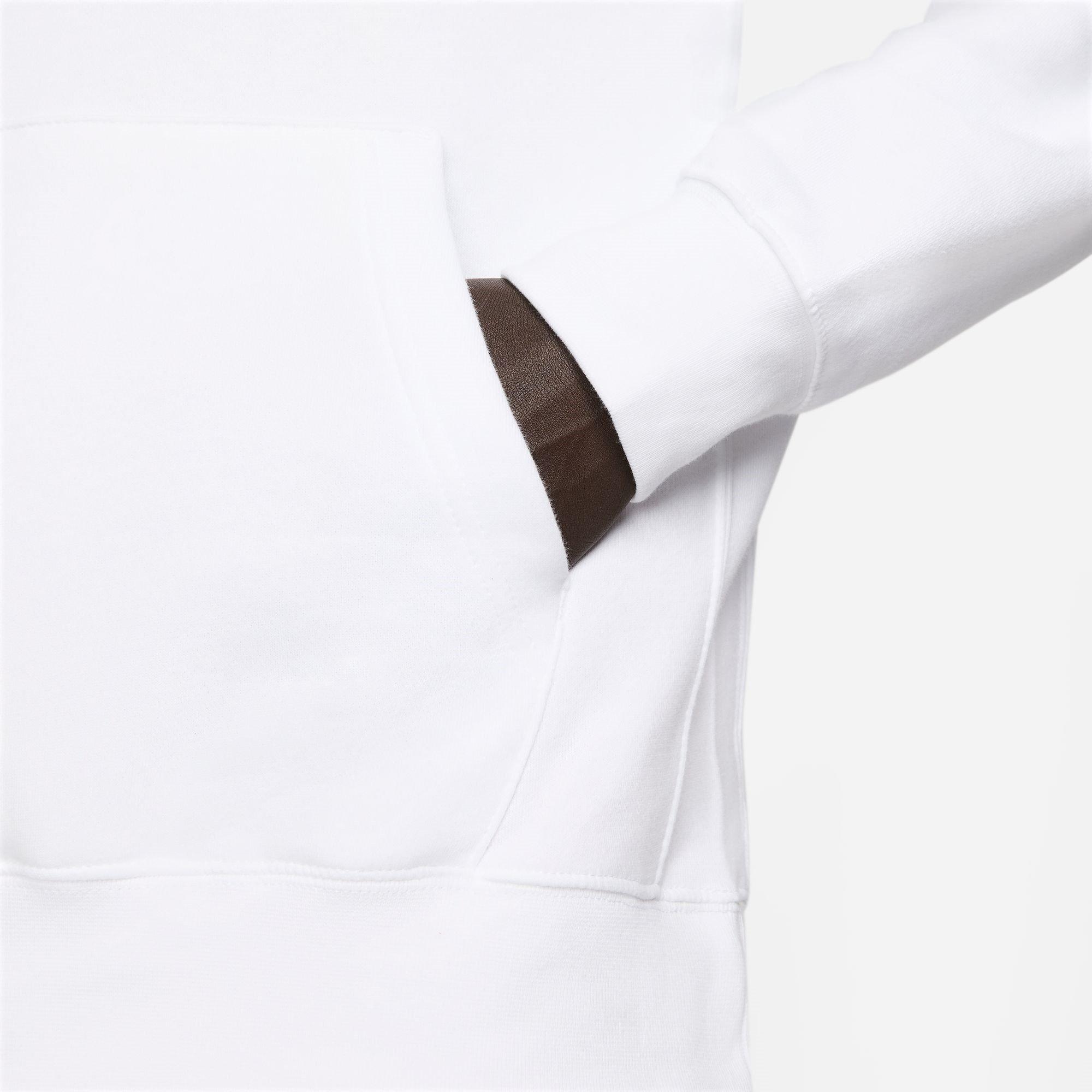 White - Nike - Sportswear Standard Issue Men's Fleece Pullover Hoodie - 4