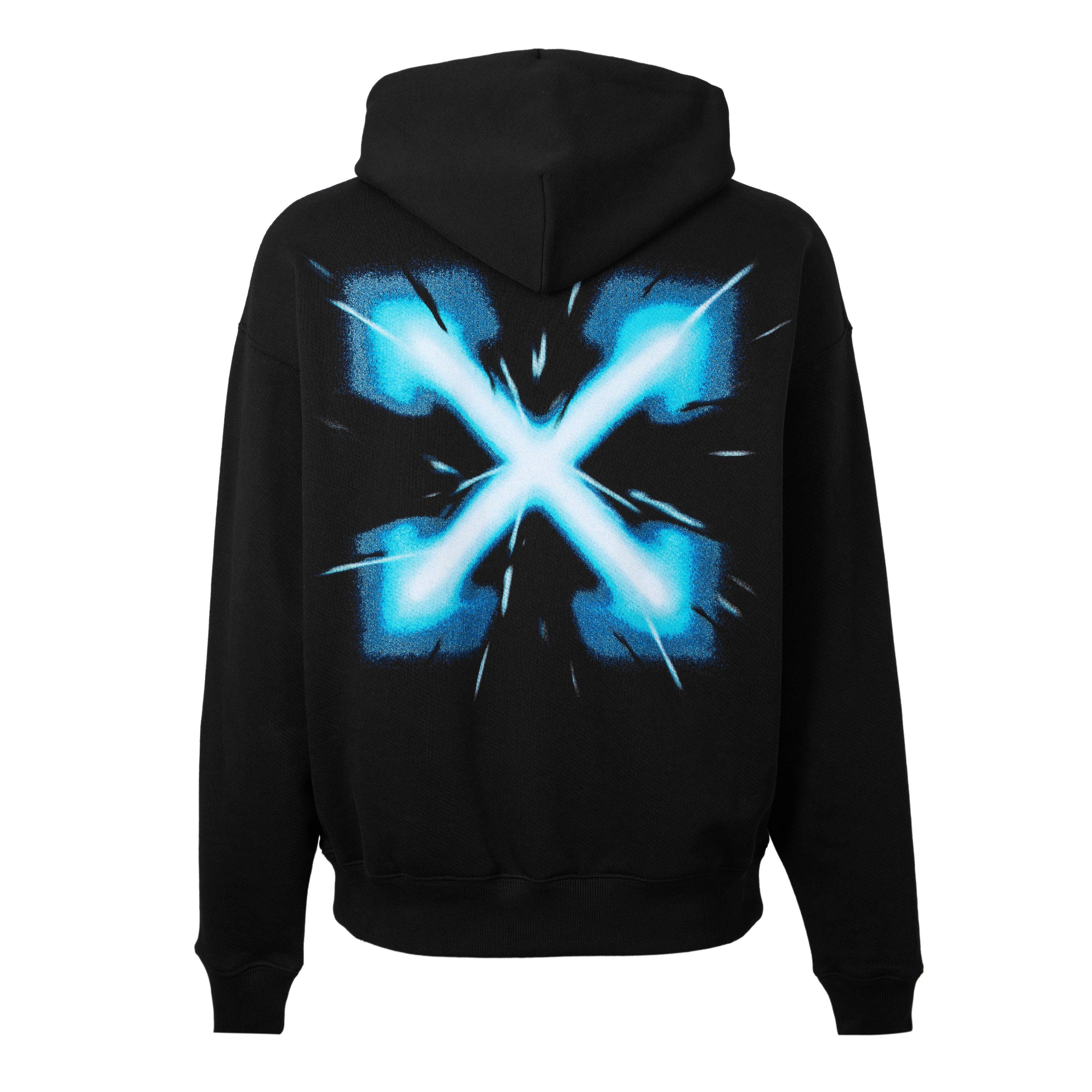 Black/Blue - Off White - Men's UNVRS Overhead Hoodie - 2
