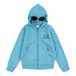 CP Company Basic Fleece Google Hoodie Junior