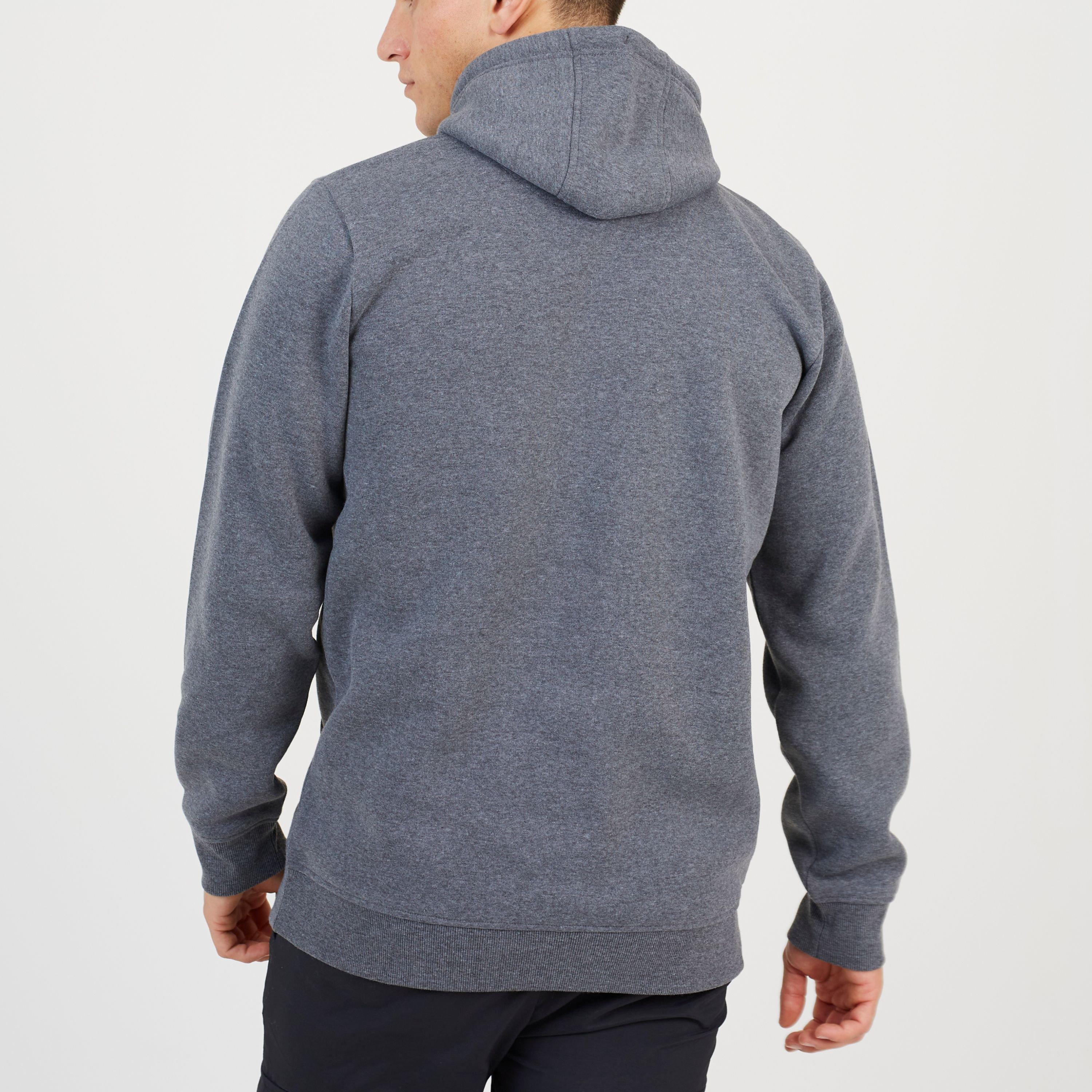 Holzkohle Melange - Brave Soul - Men's Cross Over Hood Overhead Hoodie - 2