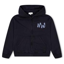 Marc Jacobs Graffiti Logo Zip Hoodie Juniors