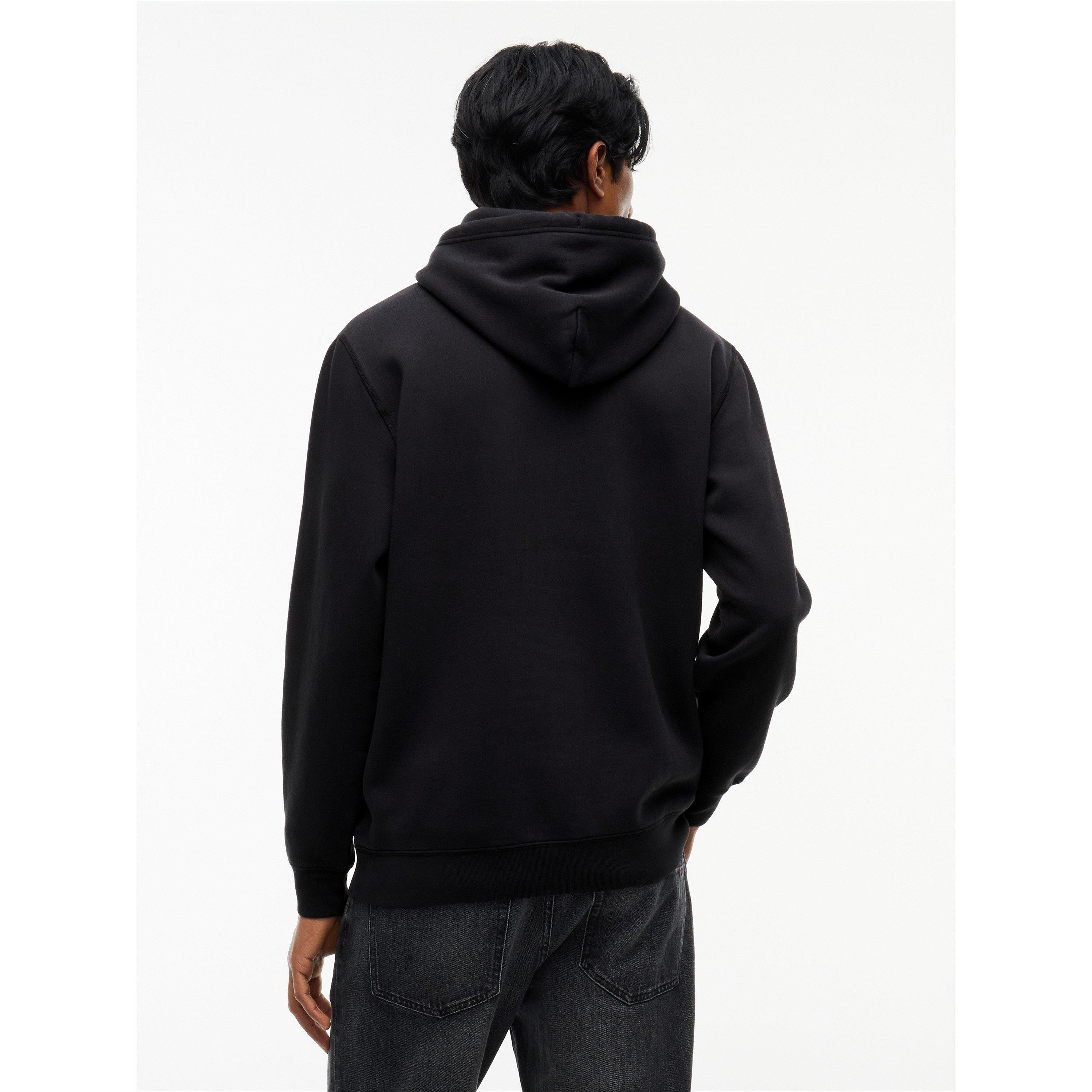 Black - Tommy Jeans - Men's Badge Cotton Over-the-Head Hoodie - 5