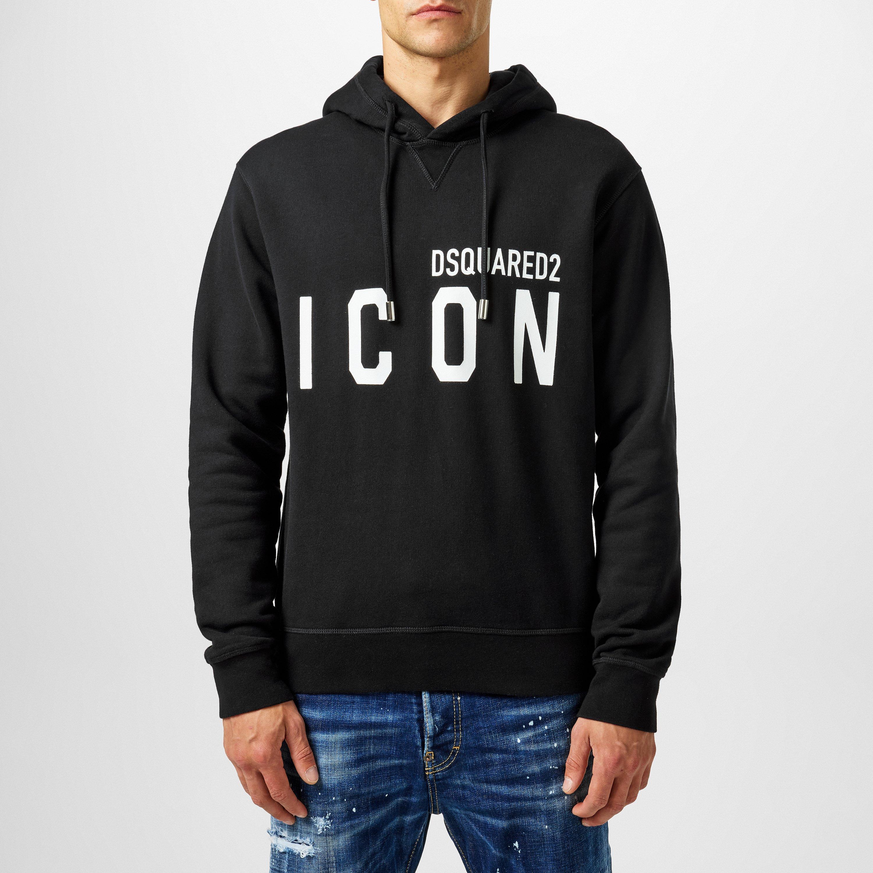 Black - DSquared2 - Icon Hoodie - 3