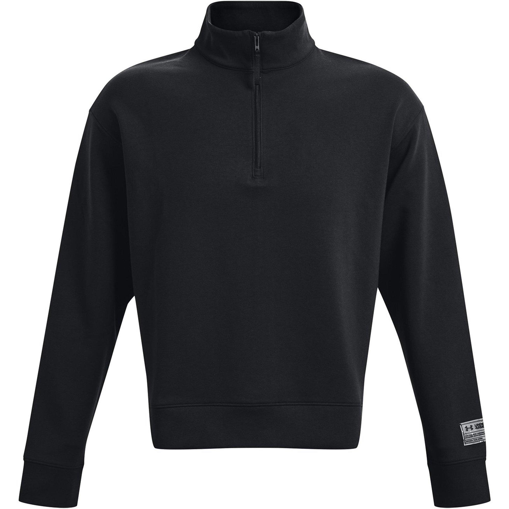 Black - Under Armour - Summit Knit 1/2 Zip Jumper Adults - 1