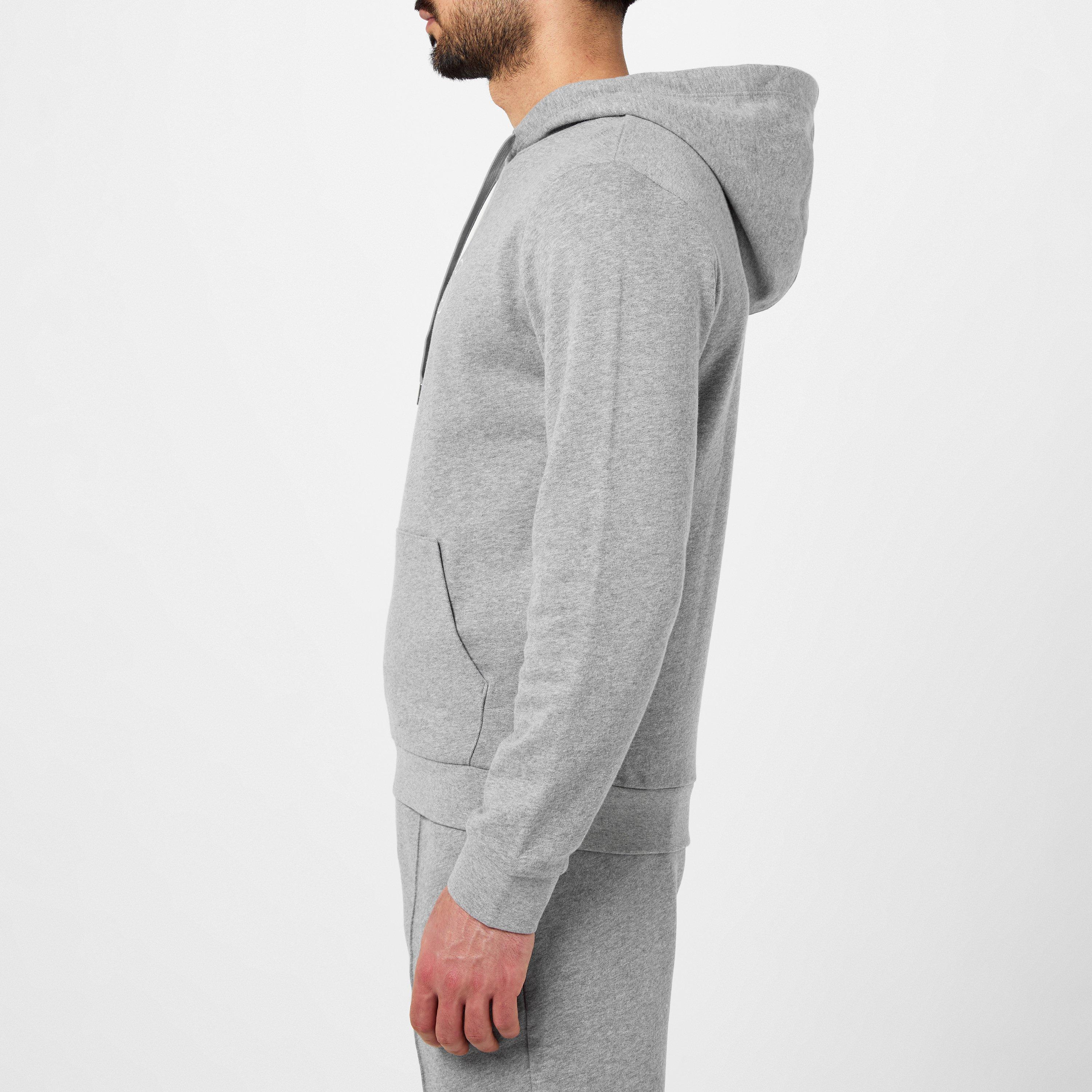 Grey - Boss - Men's Ticino Limited Logo Print Hoodie - 5