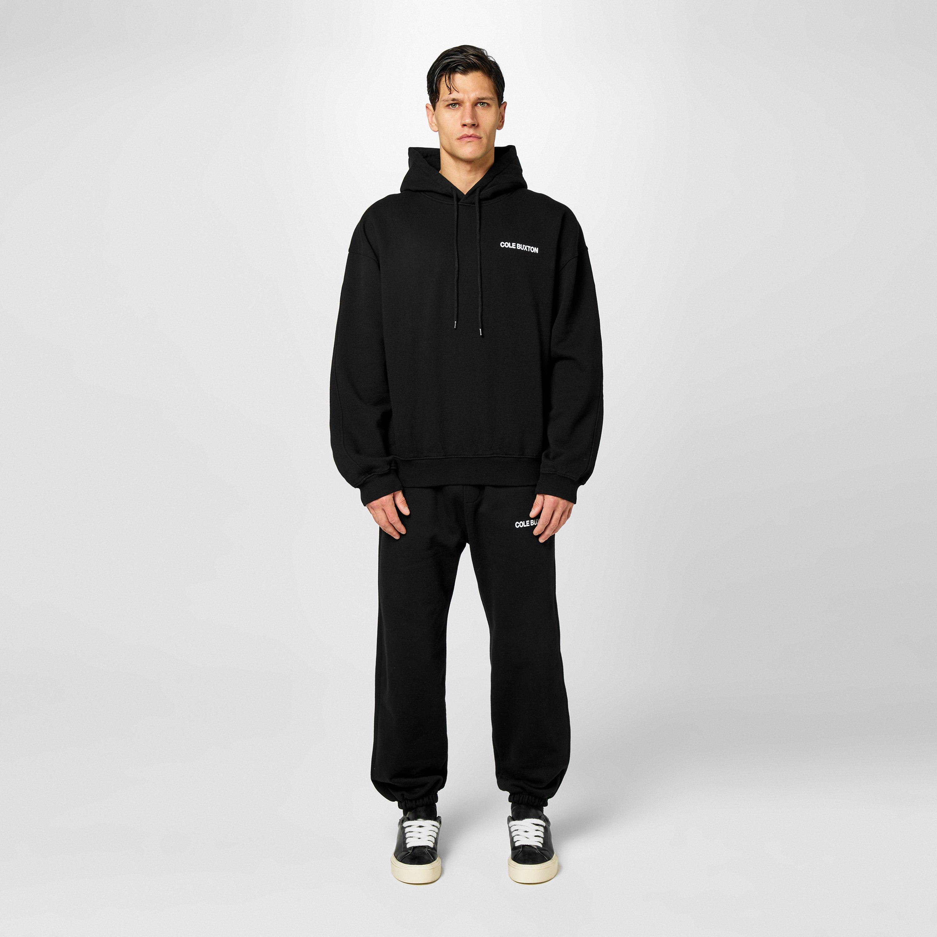 Black - Cole Buxton - Men's Logo Cotton Sportswear Hoodie - 6
