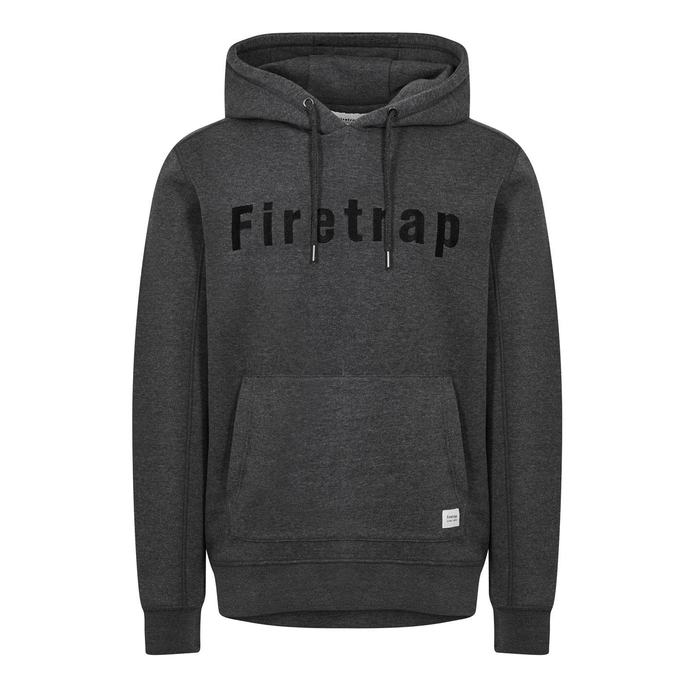Sweat à capuche Left Chest Logo en Noir| FR