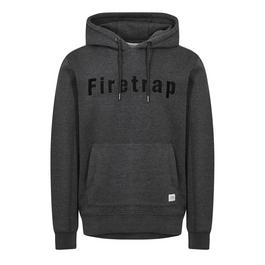 Firetrap Mens Graphic Fleece Hoodie