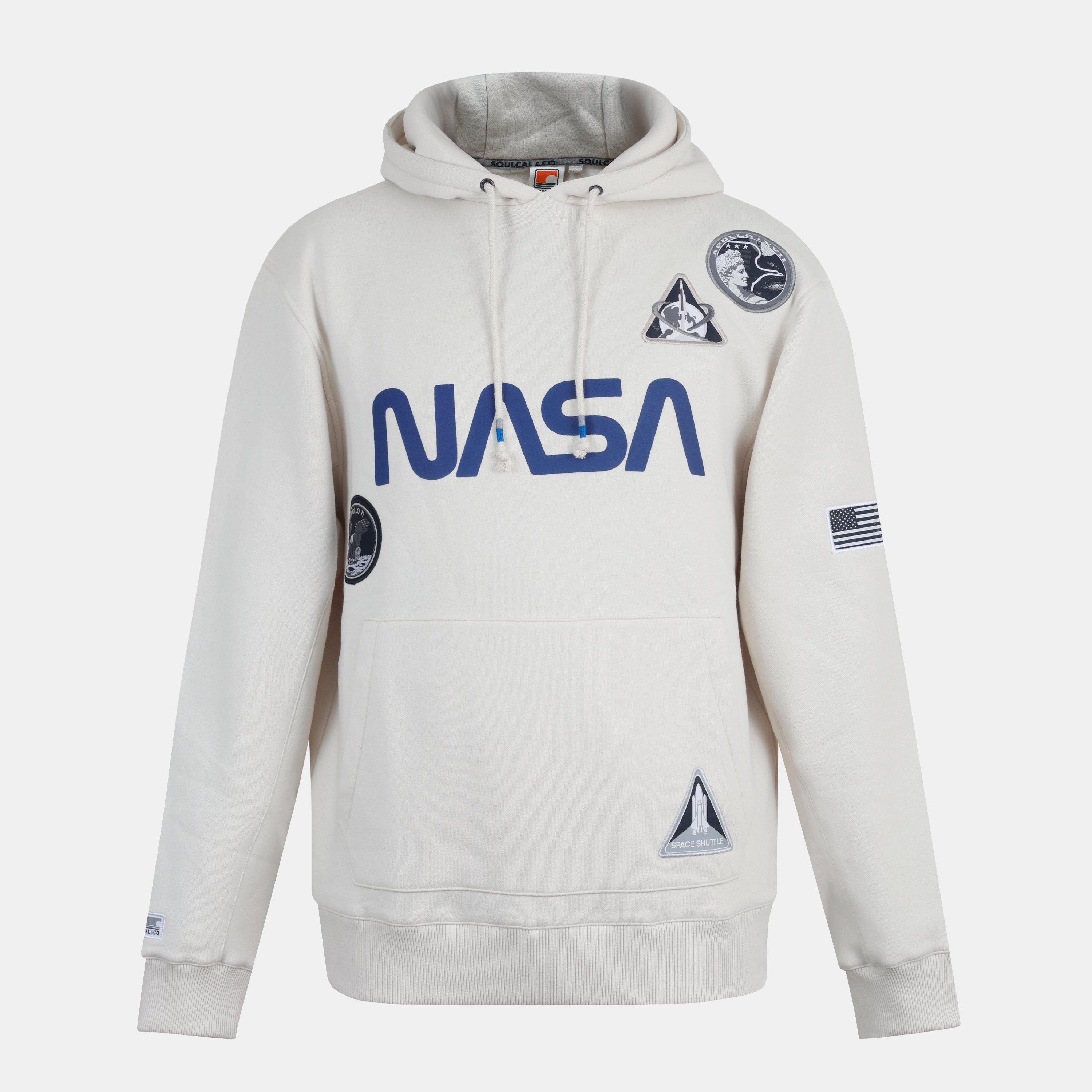 Soulcal Men's Soul Nasa Hoodie - Off-White - M