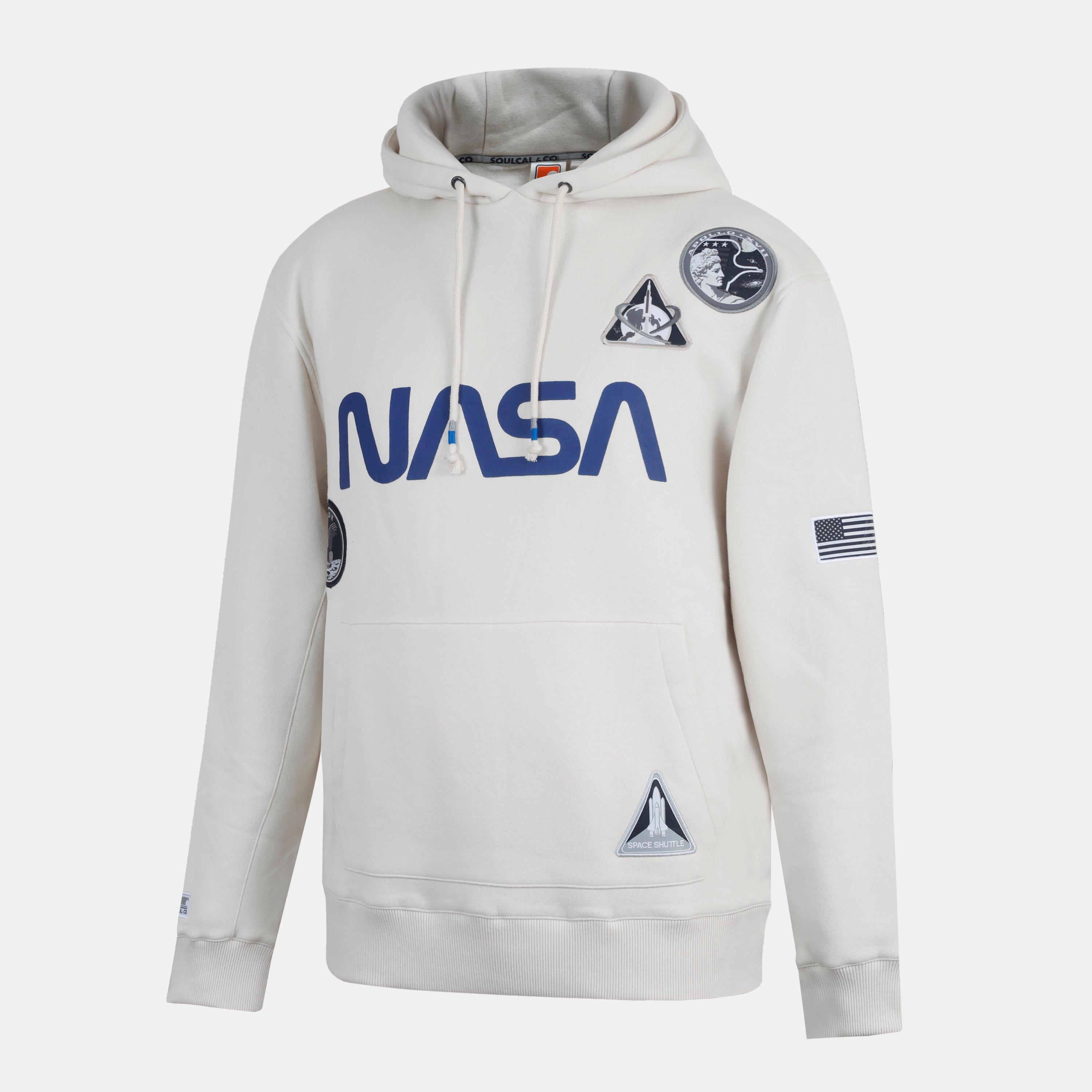 Gebroken wit - SoulCal - Mens Soul NASA Hoodie - 3
