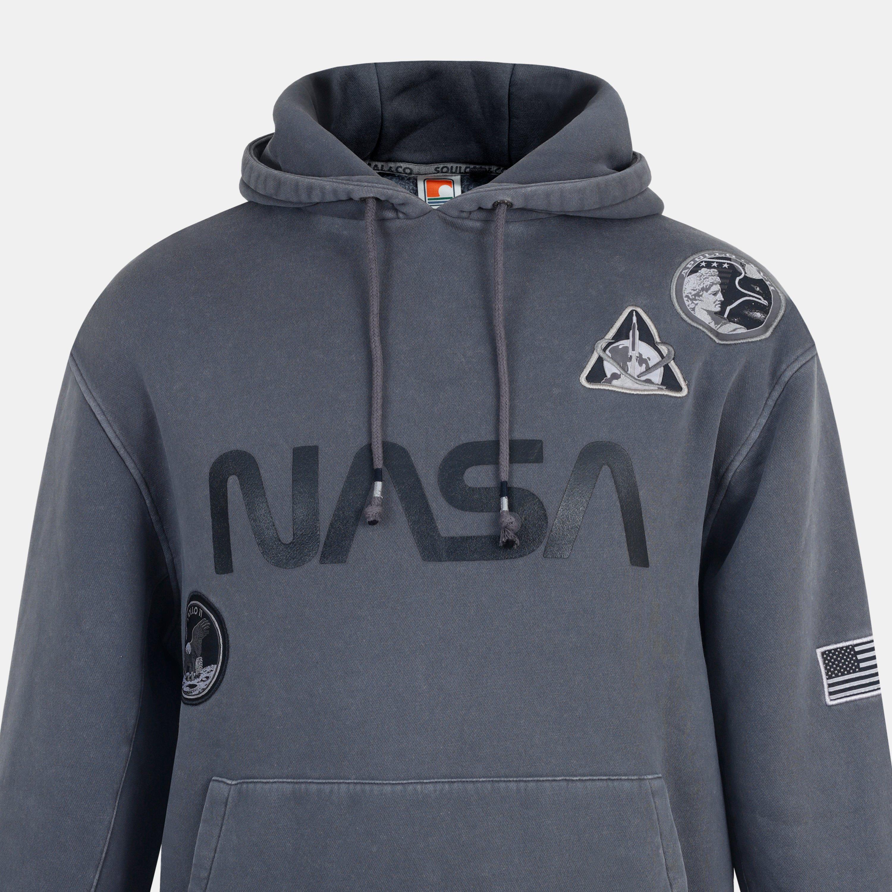 Grey - SoulCal - Soul NASA Hoodie - 4