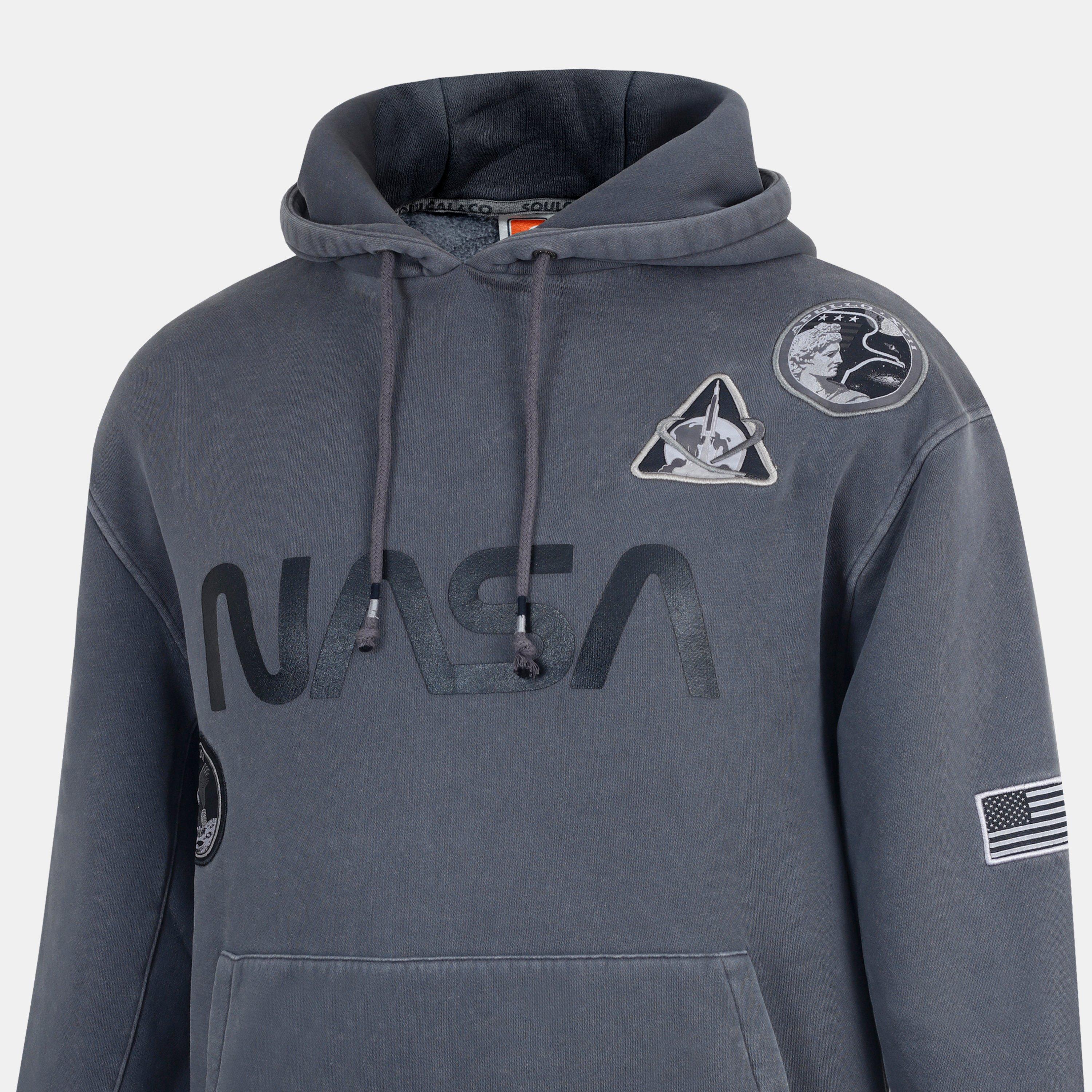 Grey - SoulCal - Soul NASA Hoodie - 5