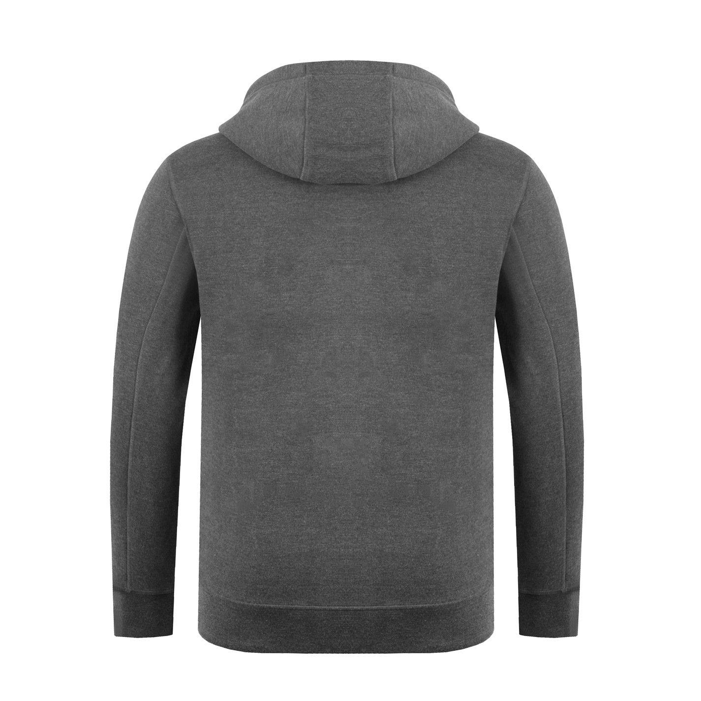 Houtskool - Firetrap - Mens Brunel Full Zip Fleece Hoodie - 2